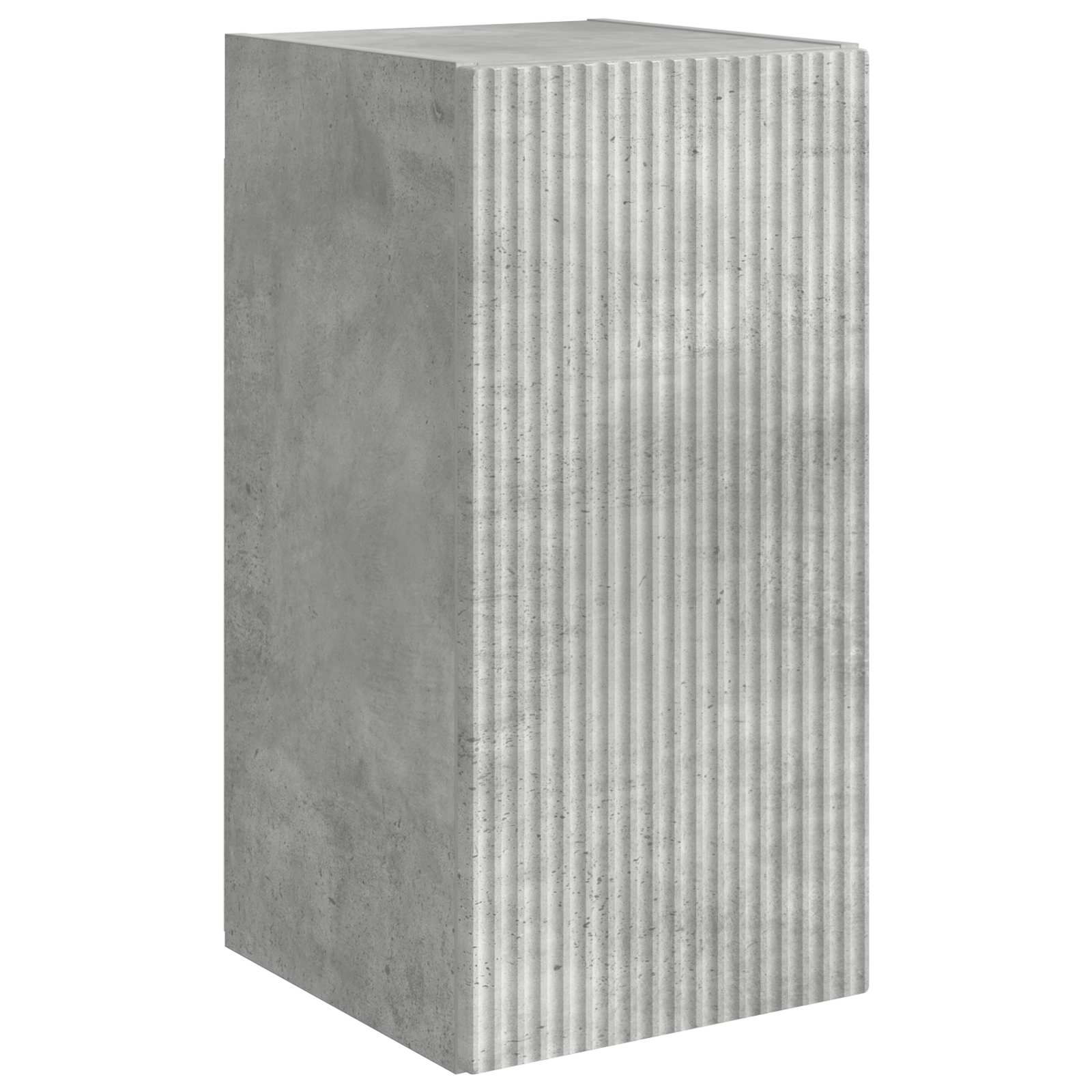 TV spintelių komplektas 6 pcs Betono pilka Apdirbta mediena
