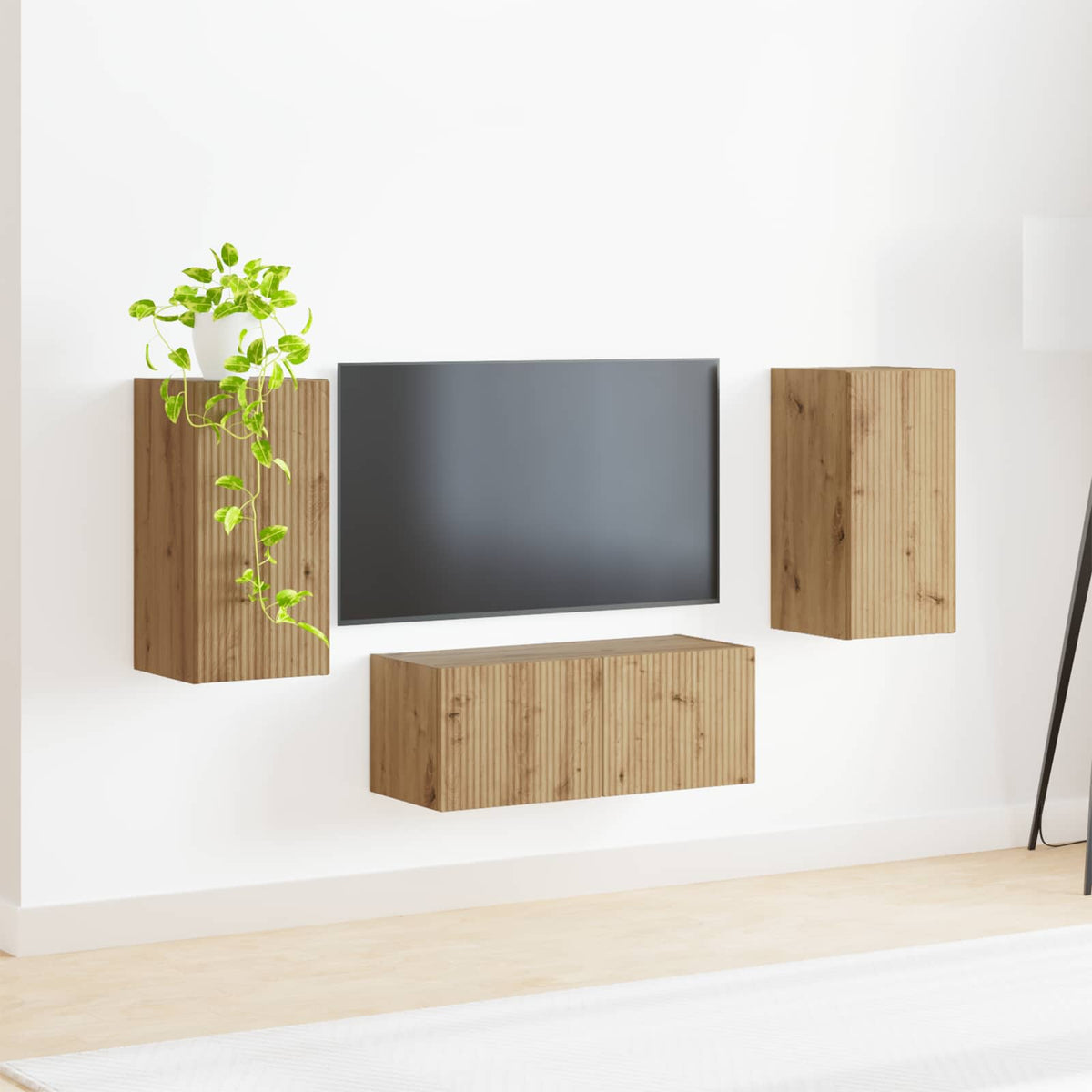 TV spintelių komplektas 6 vnt. Amatininkų ąžuolas