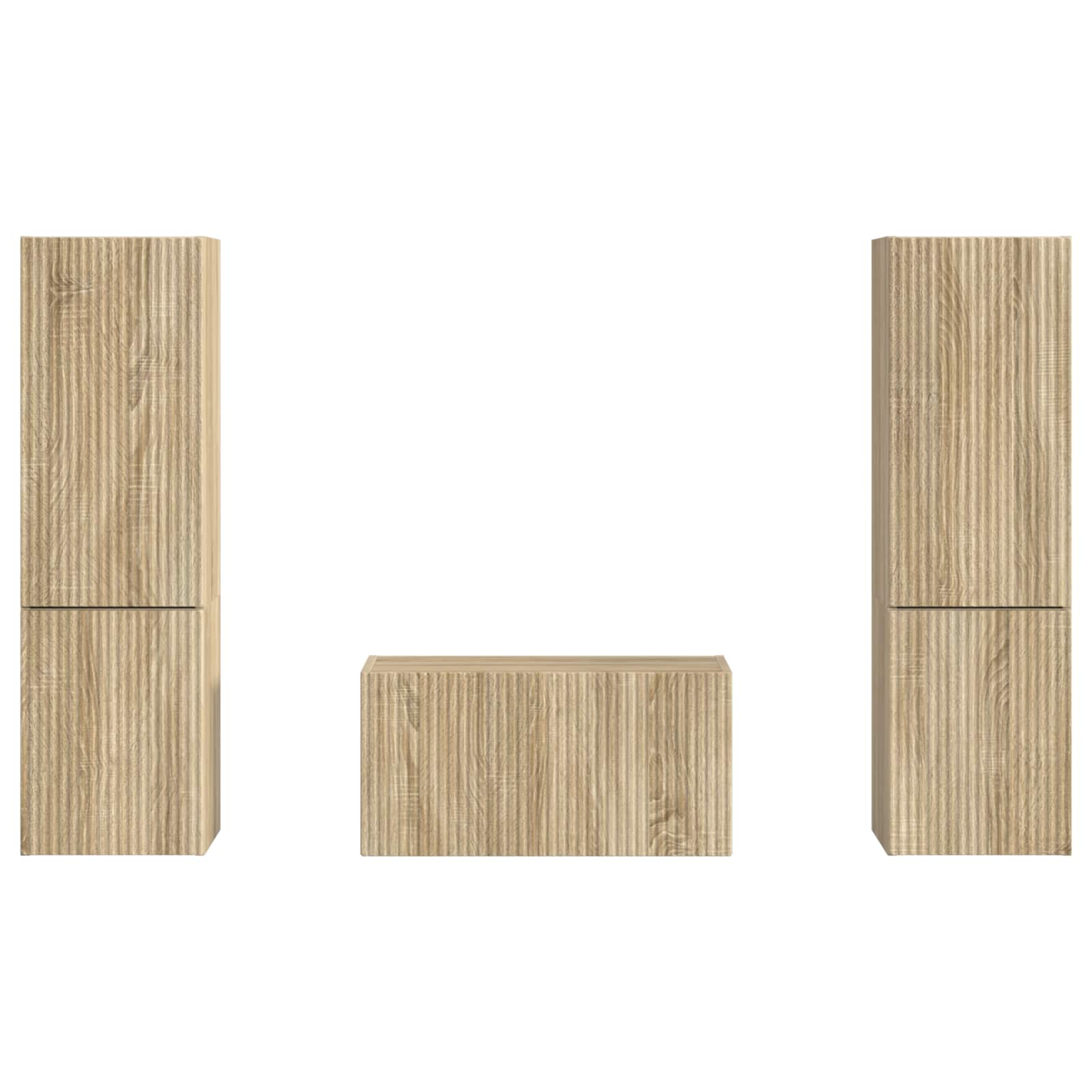 3 pcs Sonoma ąžuolas