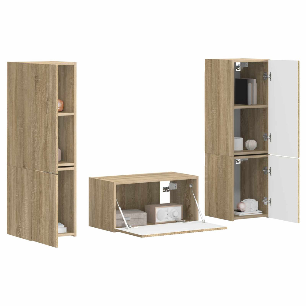 3 pcs Sonoma oak