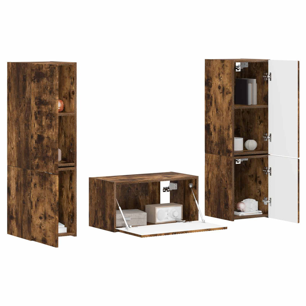 3 pcs Smoked oak