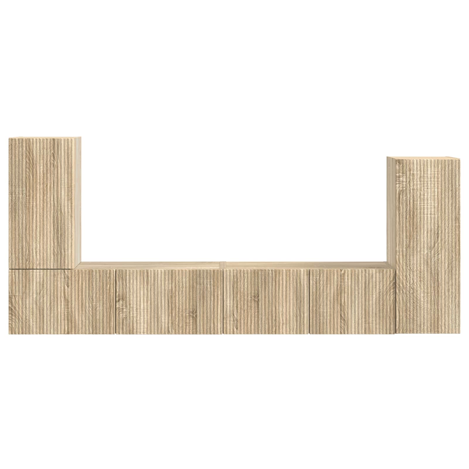 4 pcs Sonoma oak