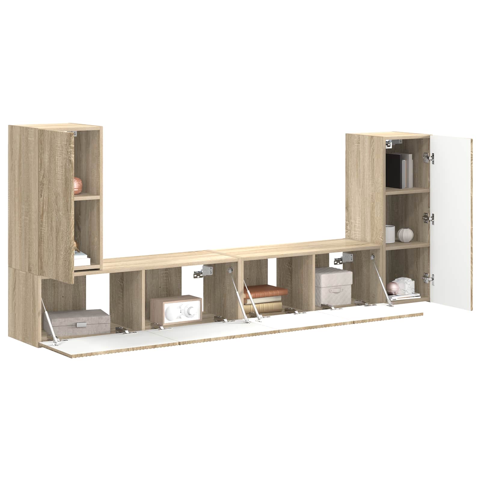 4 pcs Sonoma oak