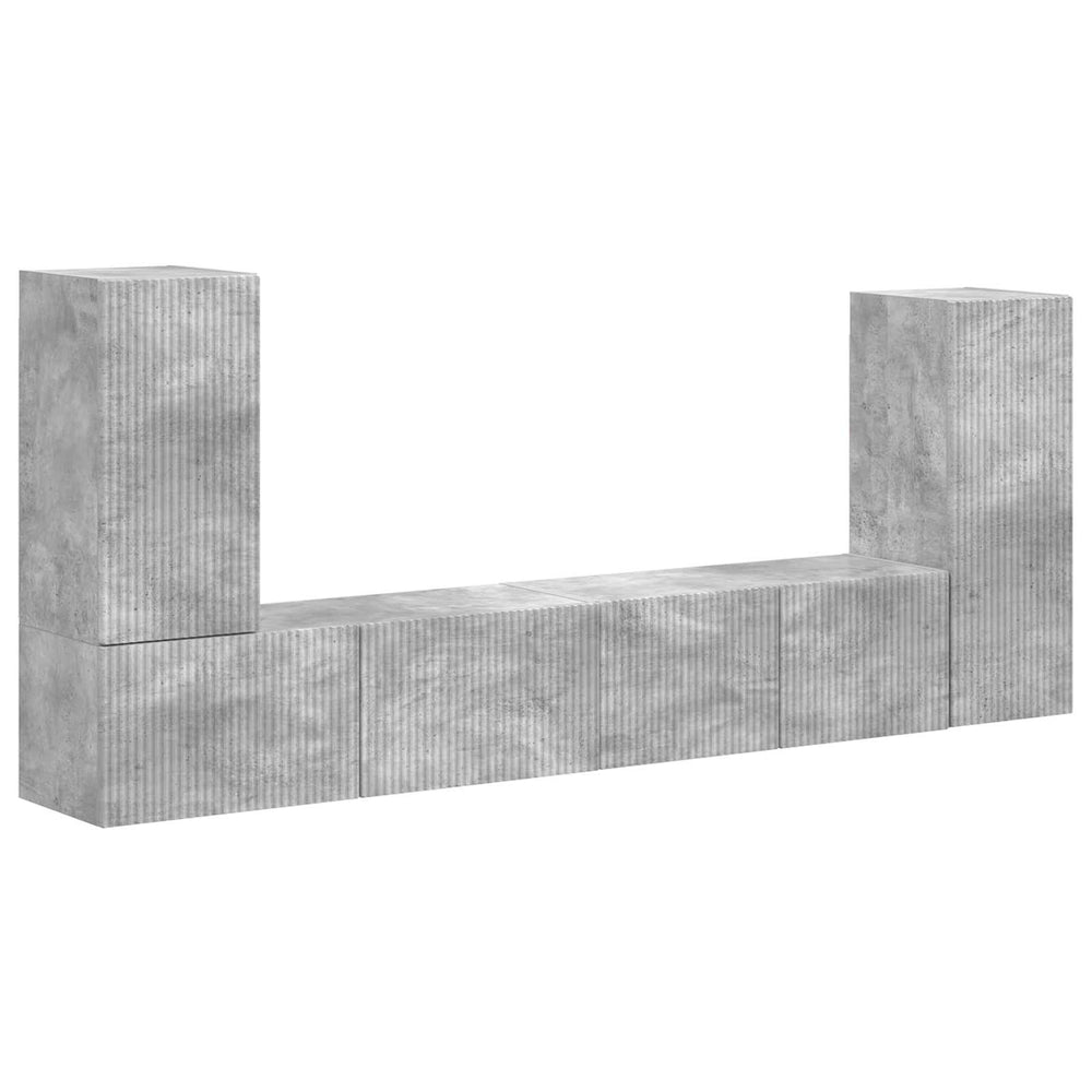 4 pcs Betono pilka