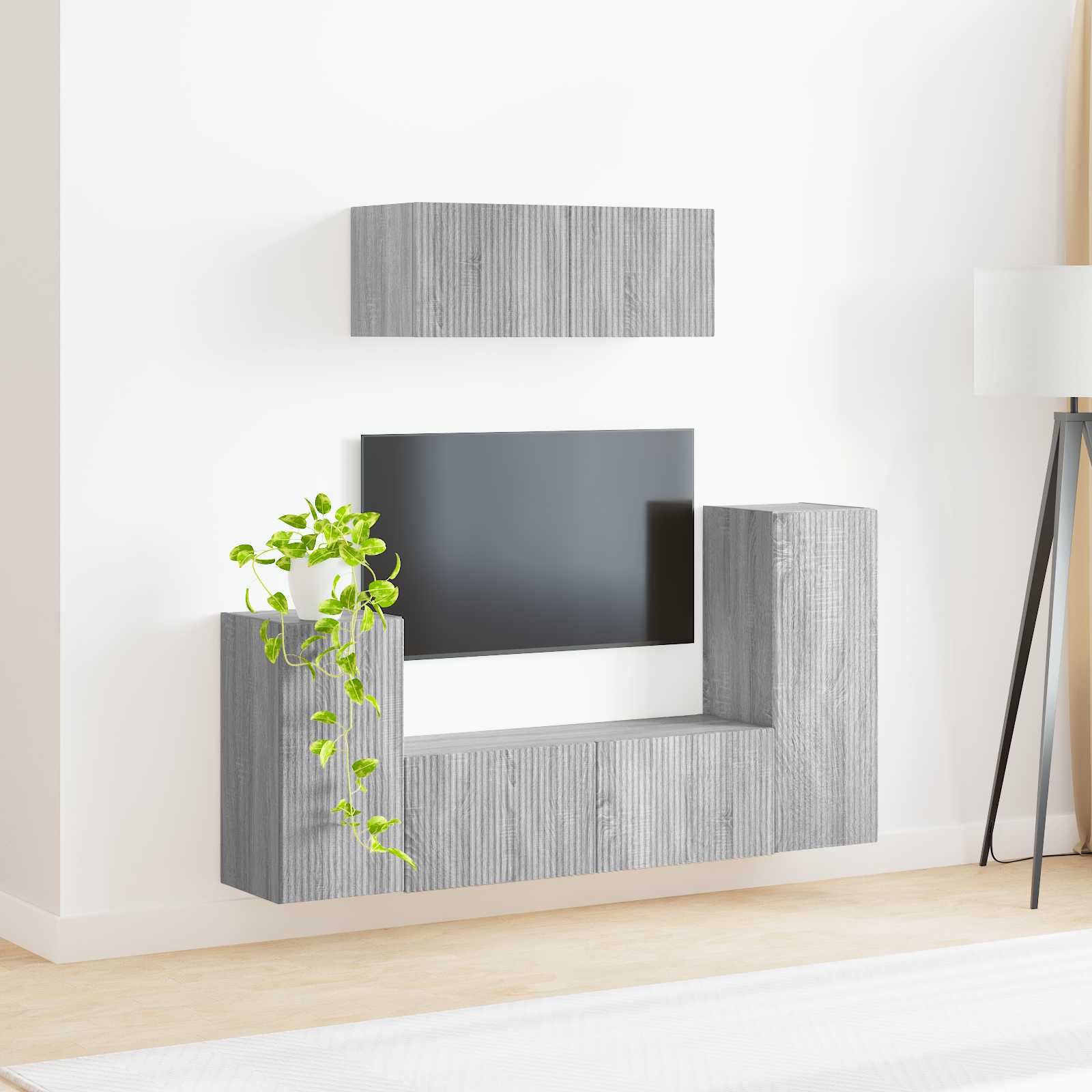 4 pcs Pilkas Sonoma