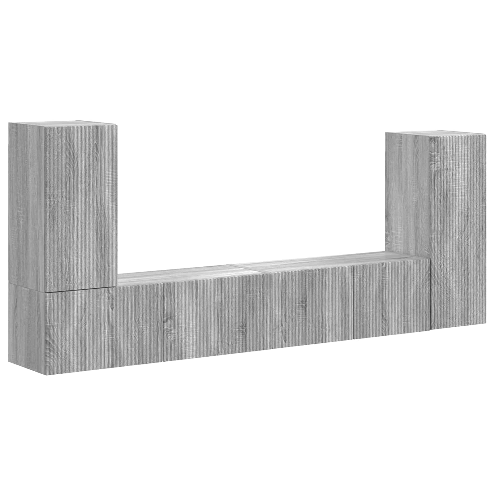 4 pcs Pilkas Sonoma