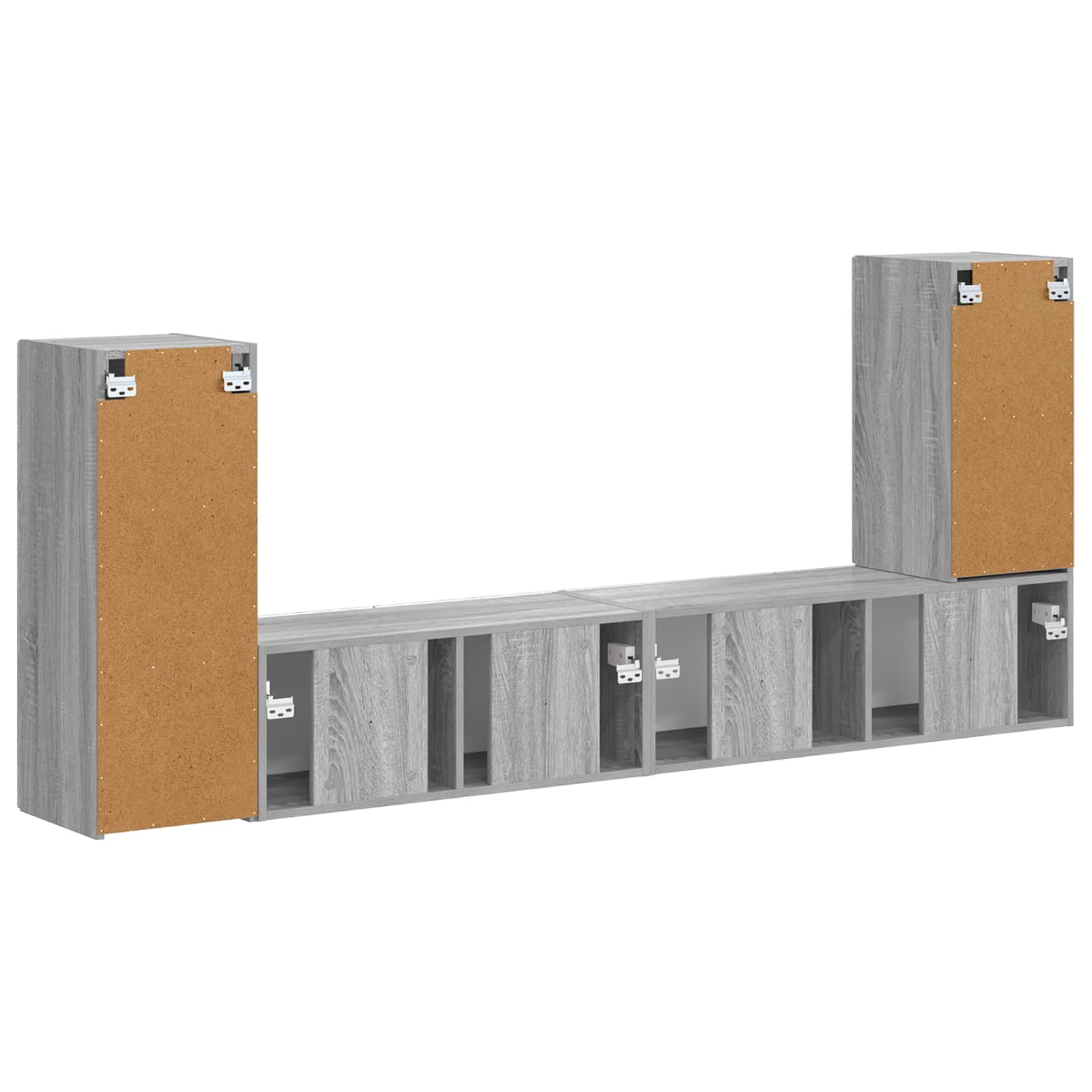 4 pcs Pilkas Sonoma