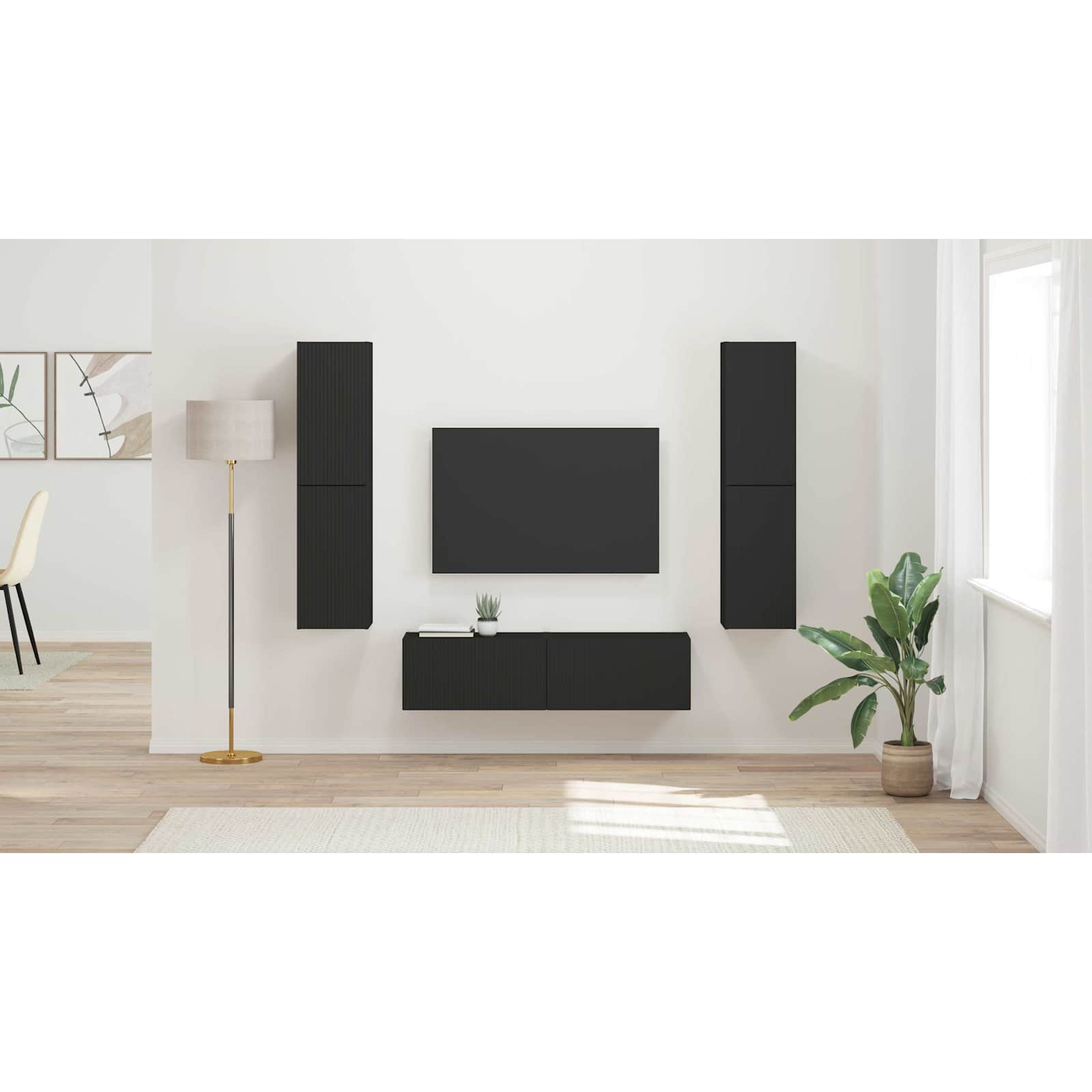 3 pcs Black