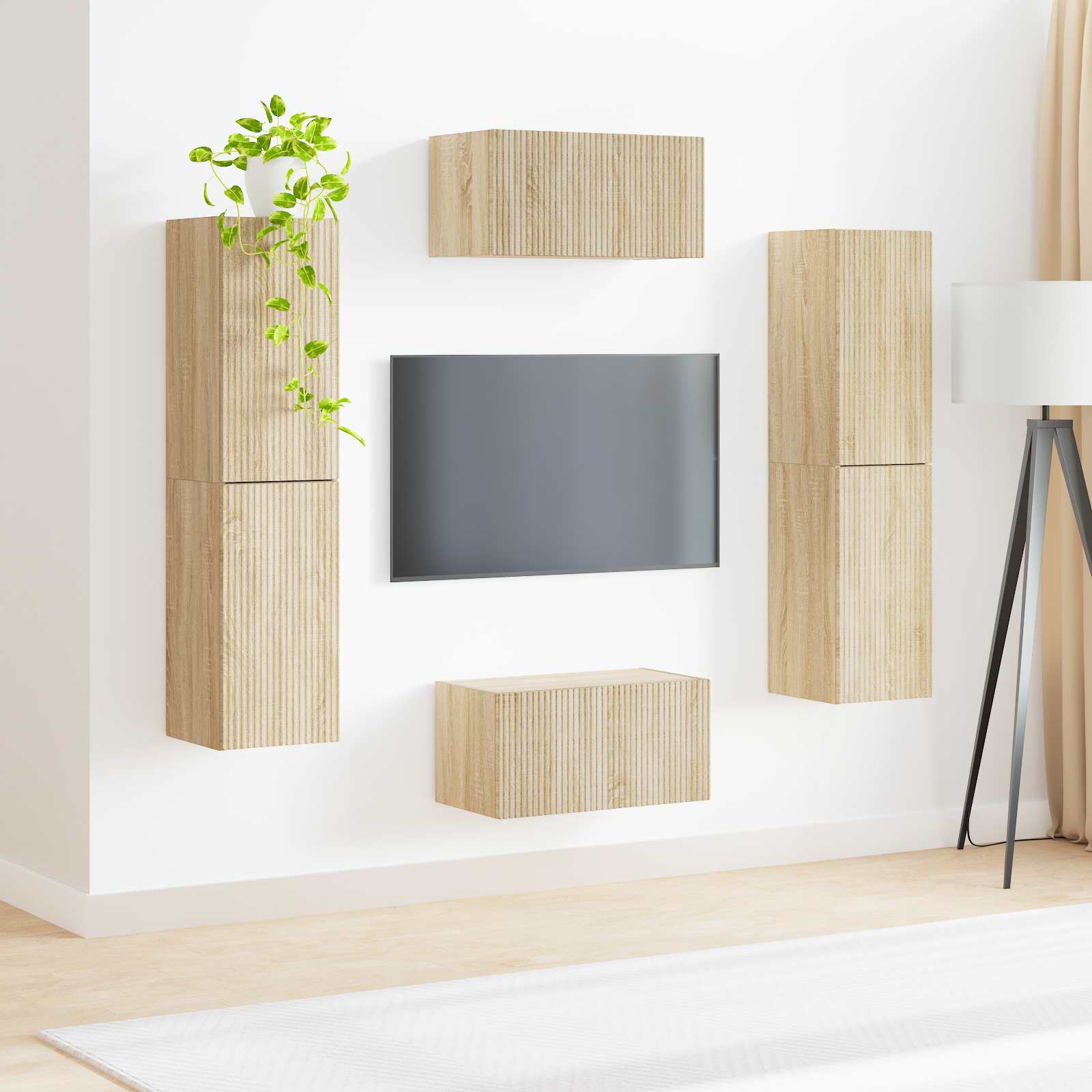 3 pcs Sonoma oak