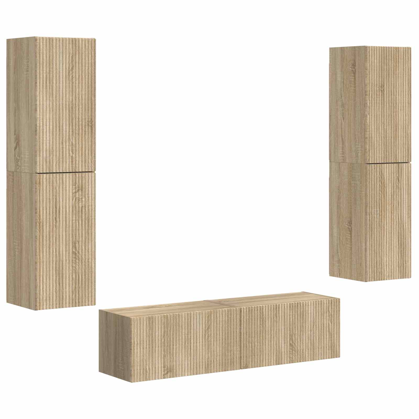 3 pcs Sonoma oak