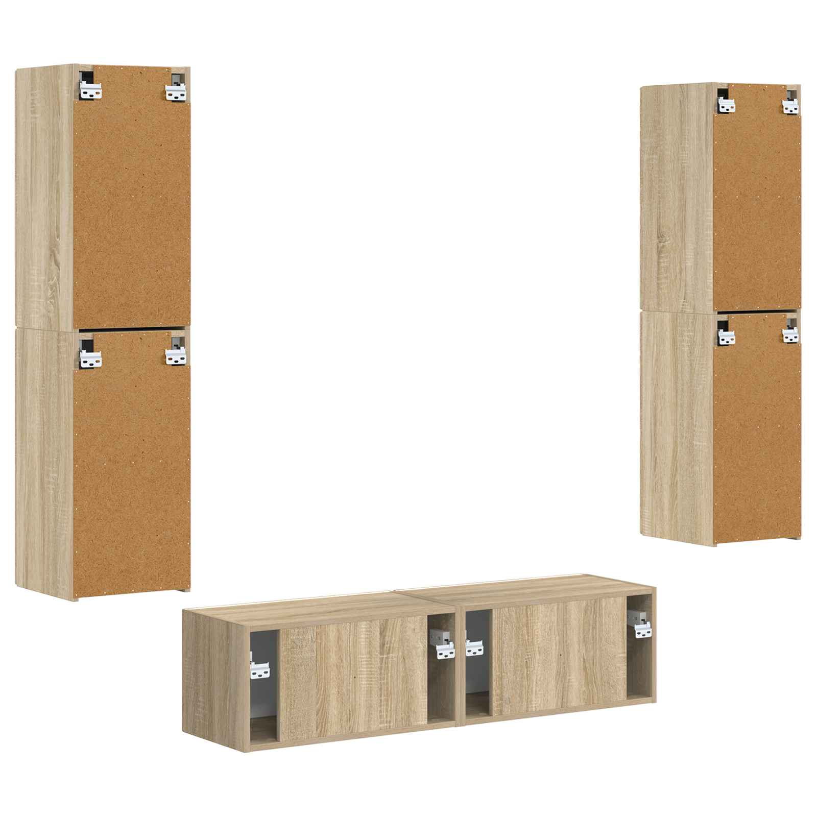3 pcs Sonoma oak