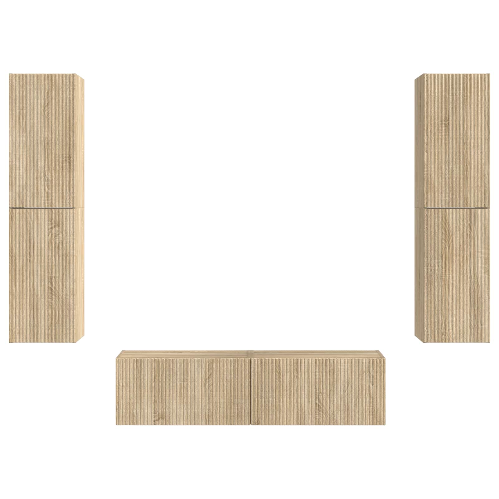 3 pcs Sonoma oak