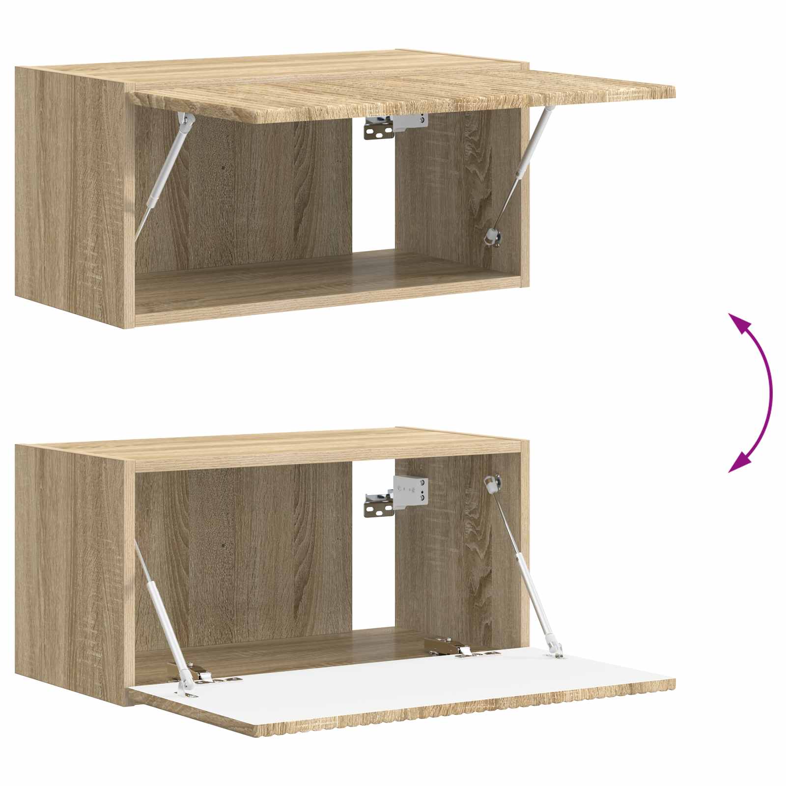 3 pcs Sonoma oak