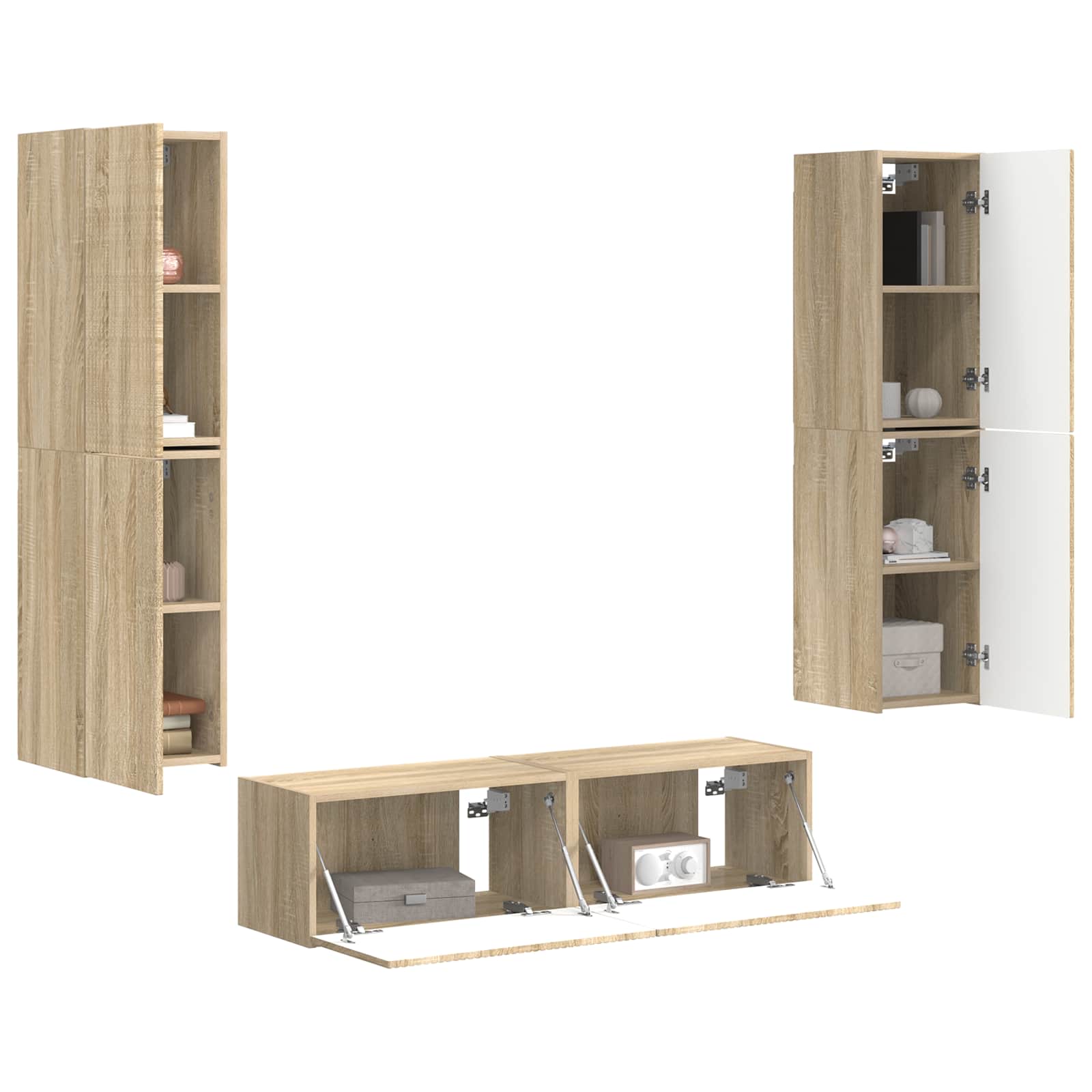 3 pcs Sonoma oak