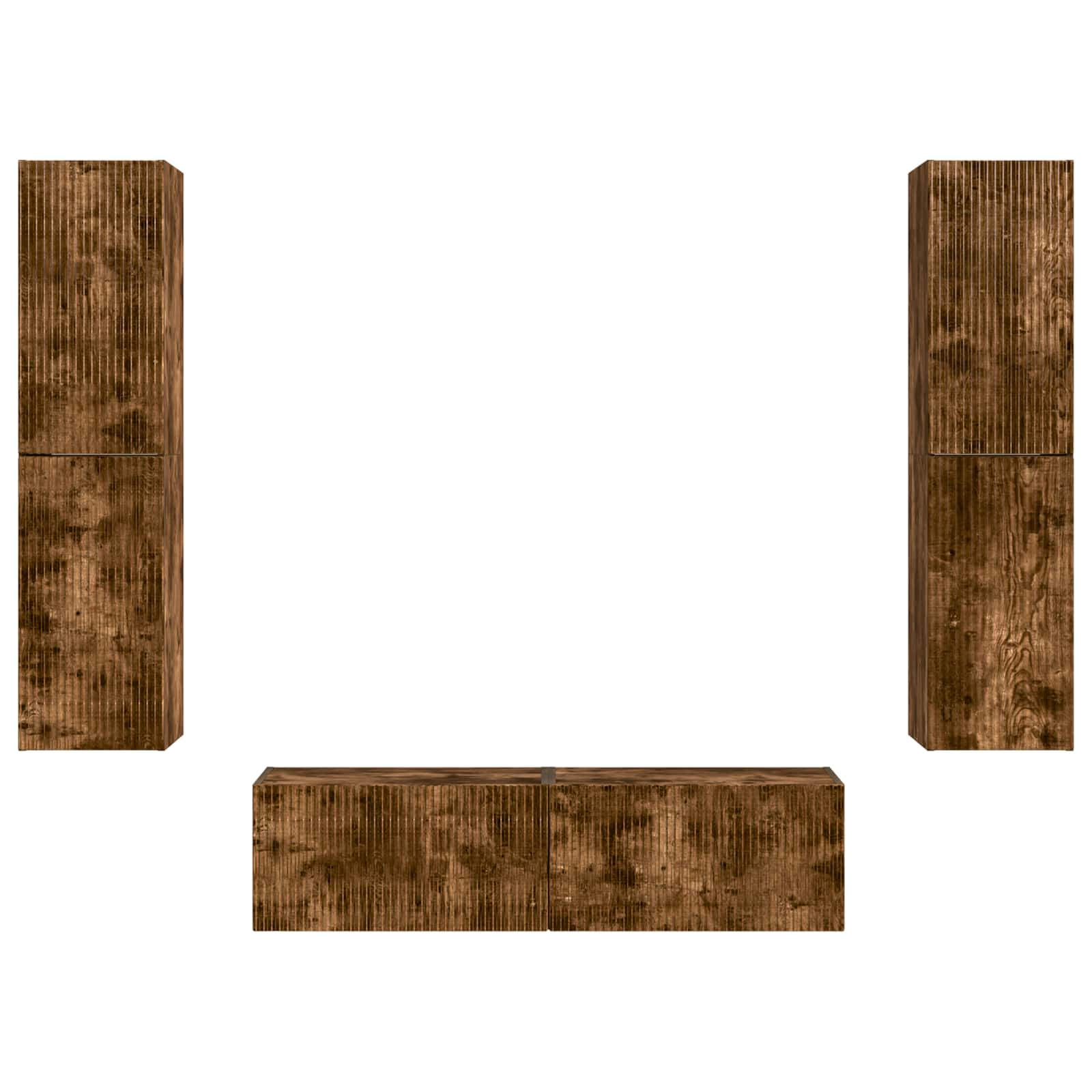 3 pcs Rūkyta ąžuolas