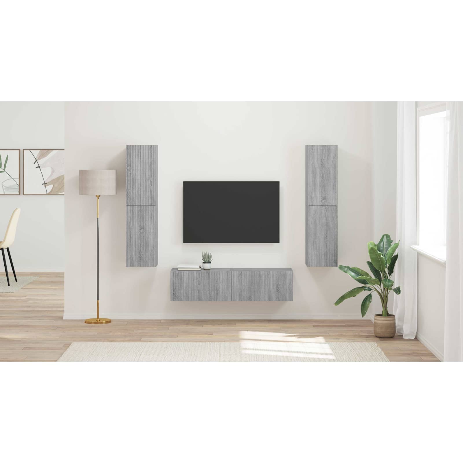 3 pcs Pilkas Sonoma