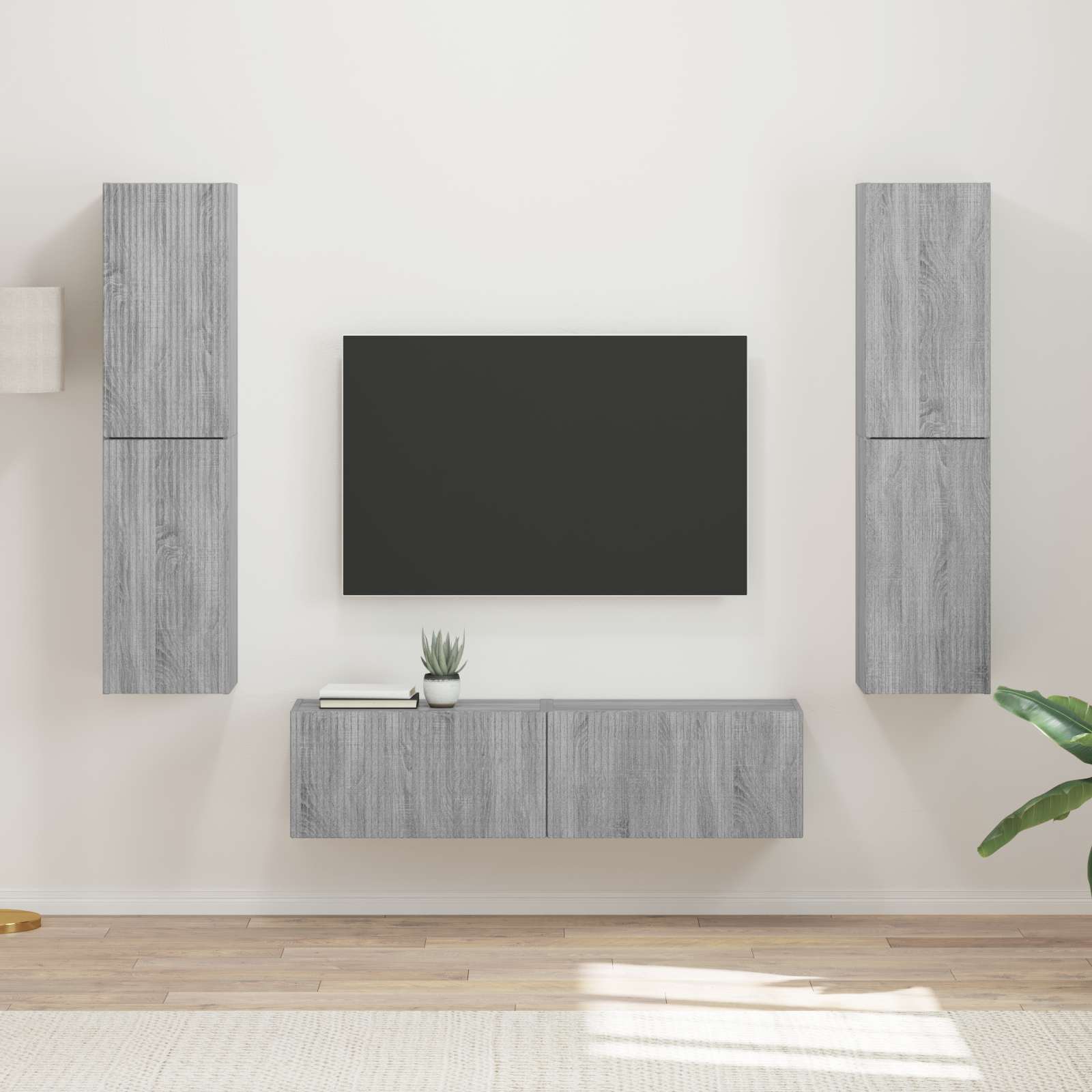 3 pcs Pilkas Sonoma