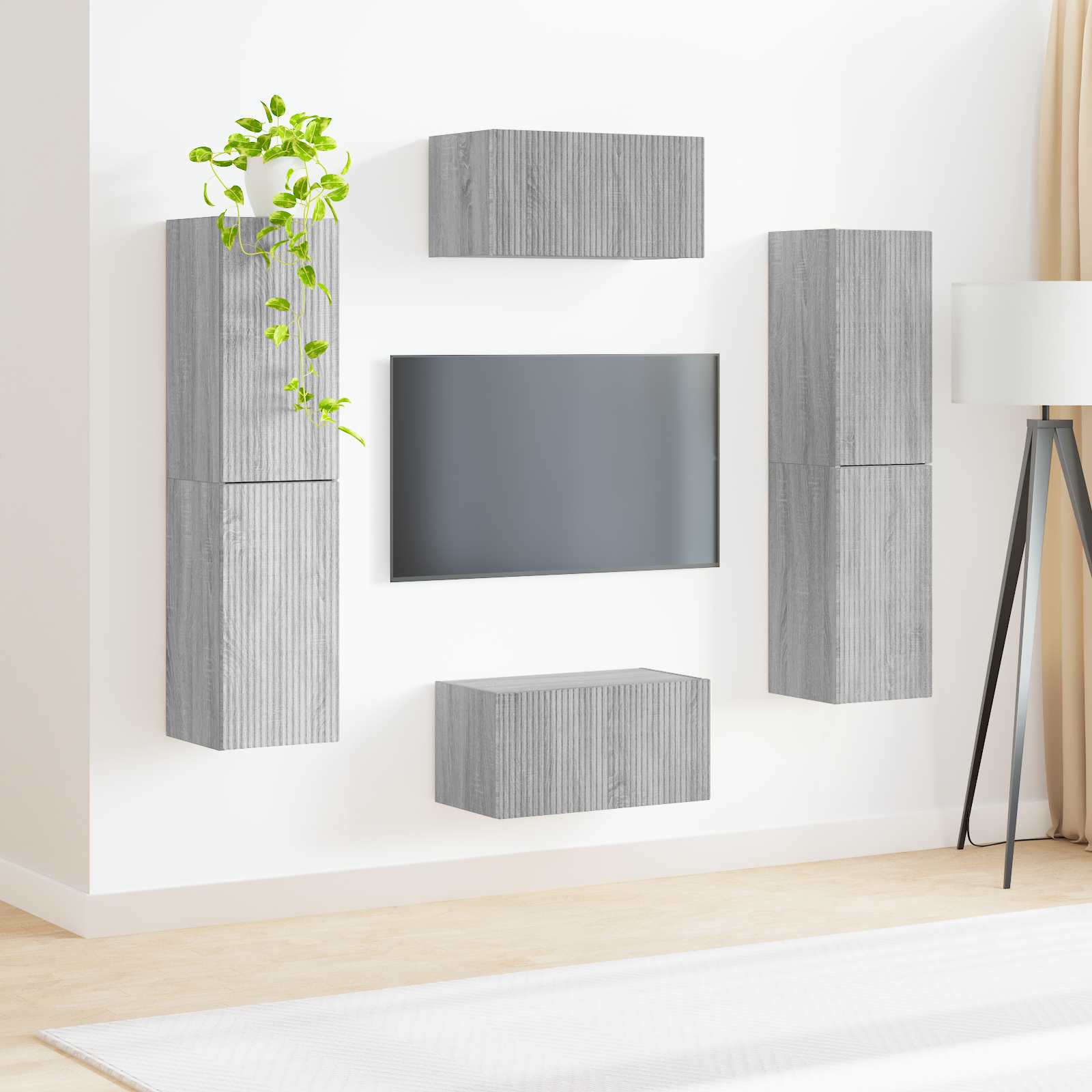 3 pcs Pilkas Sonoma