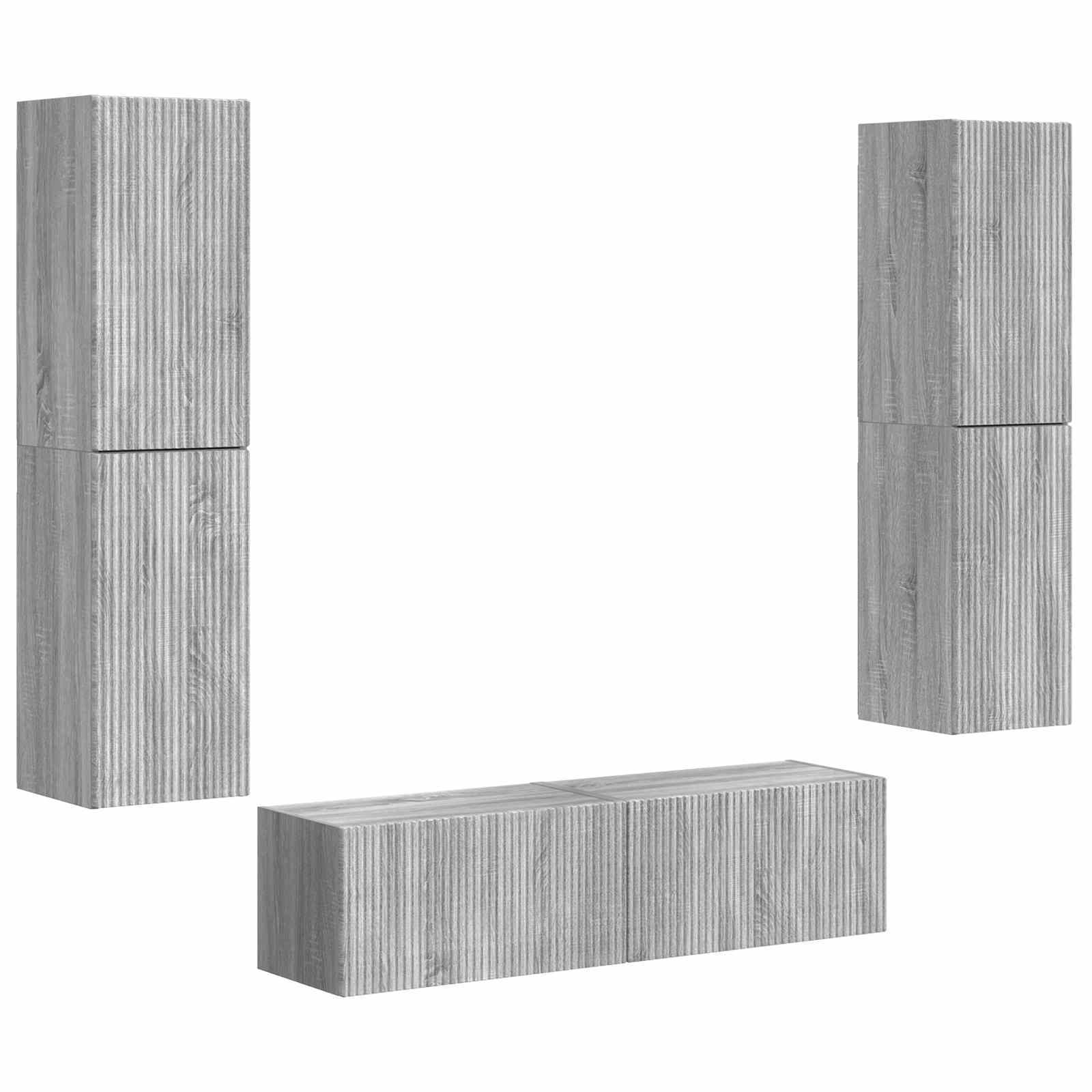3 pcs Pilkas Sonoma