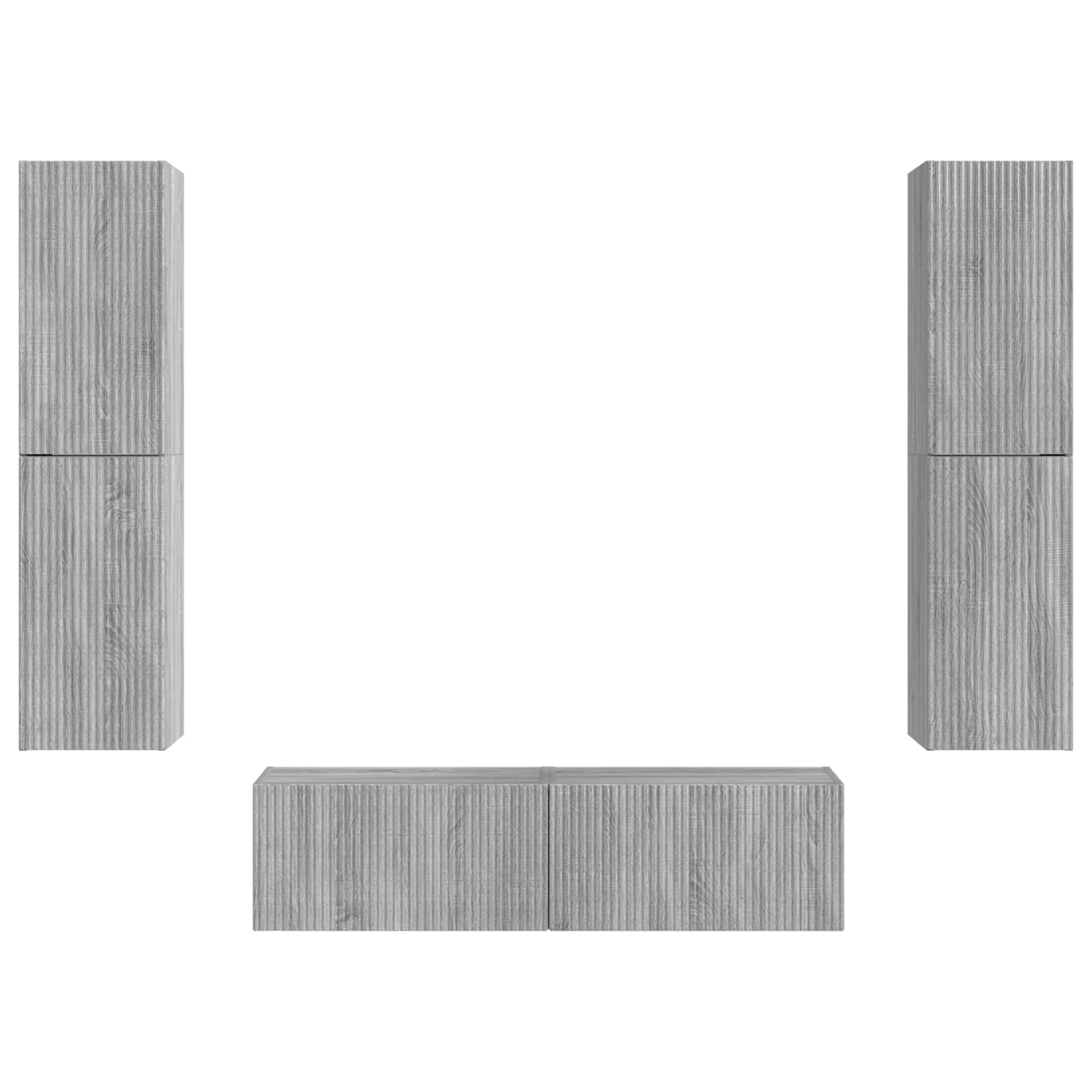 3 pcs Pilkas Sonoma