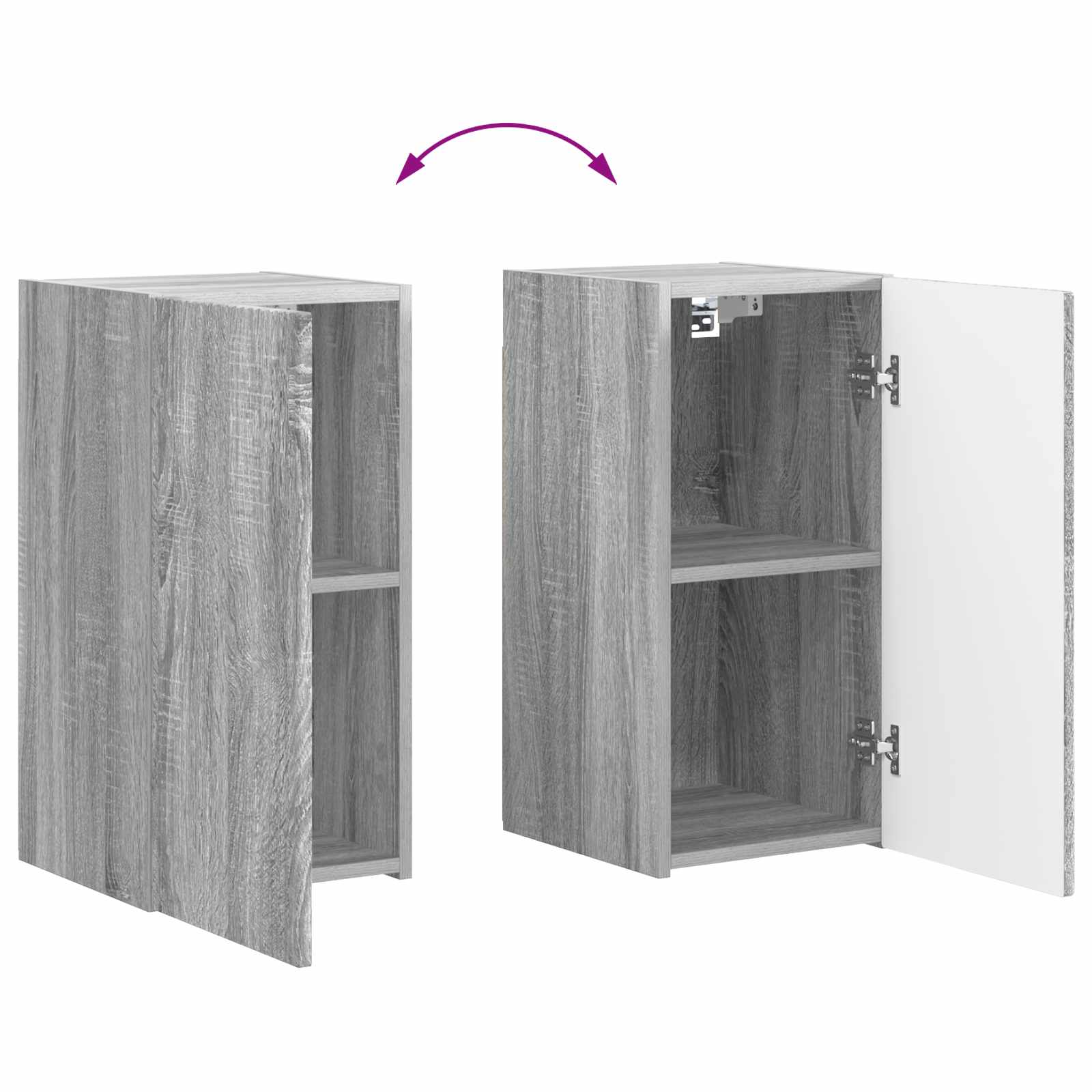 3 pcs Pilkas Sonoma