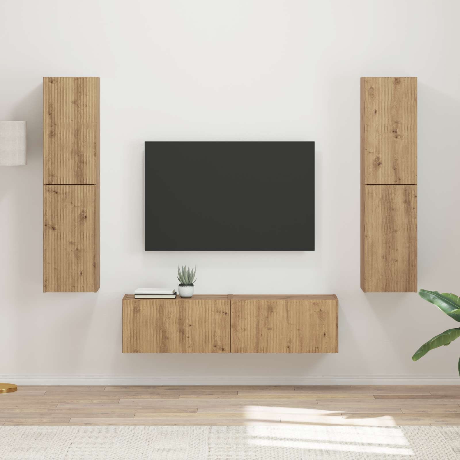 TV spintelių komplektas 6 vnt. Amatininkų ąžuolas