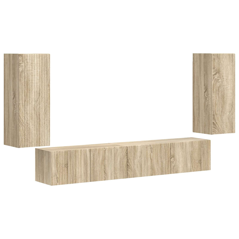 3 pcs Sonoma oak