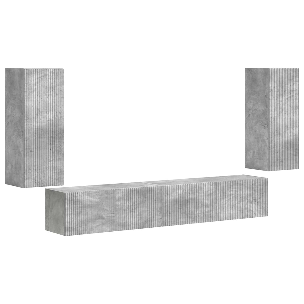 3 pcs Betono pilka