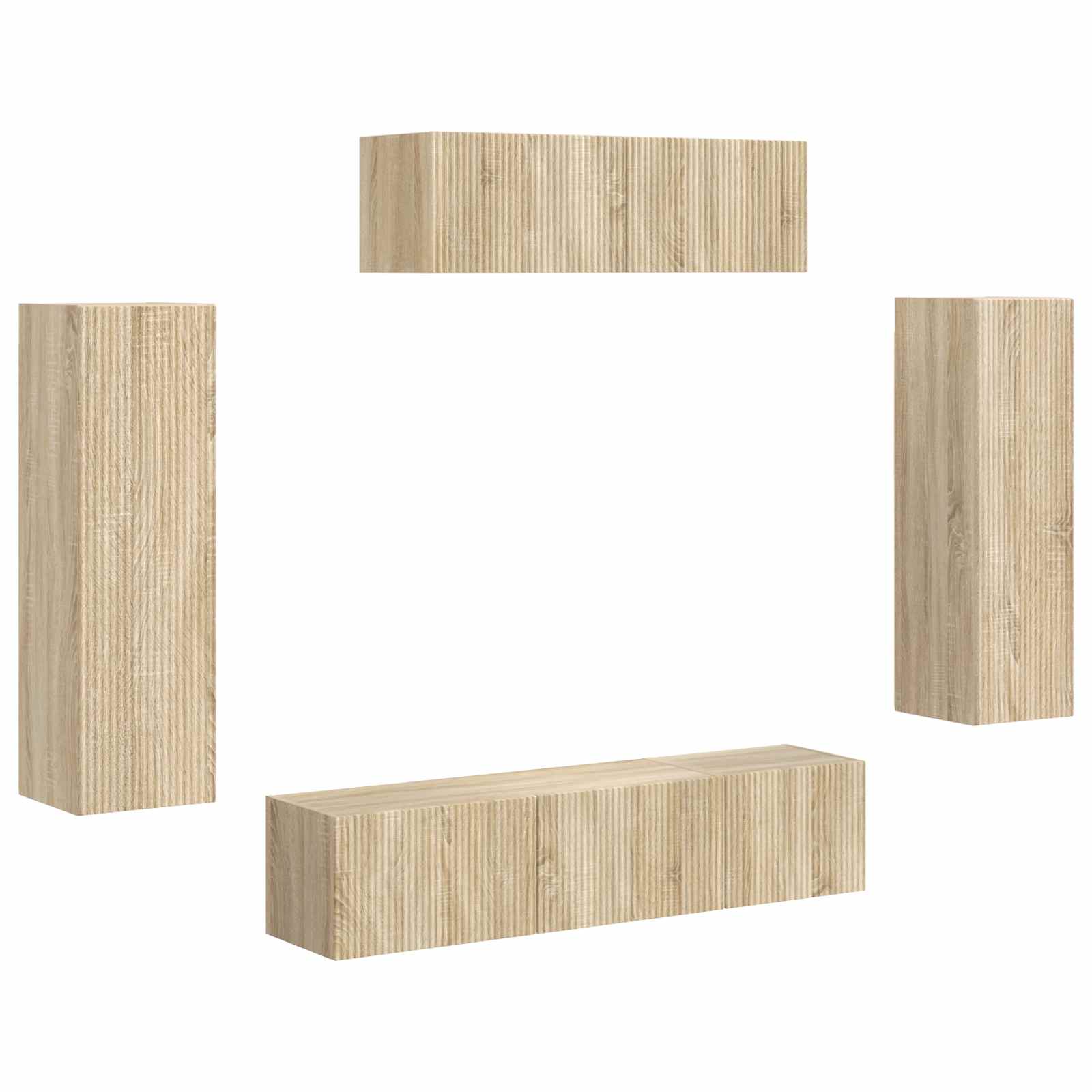 3 pcs Sonoma ąžuolas