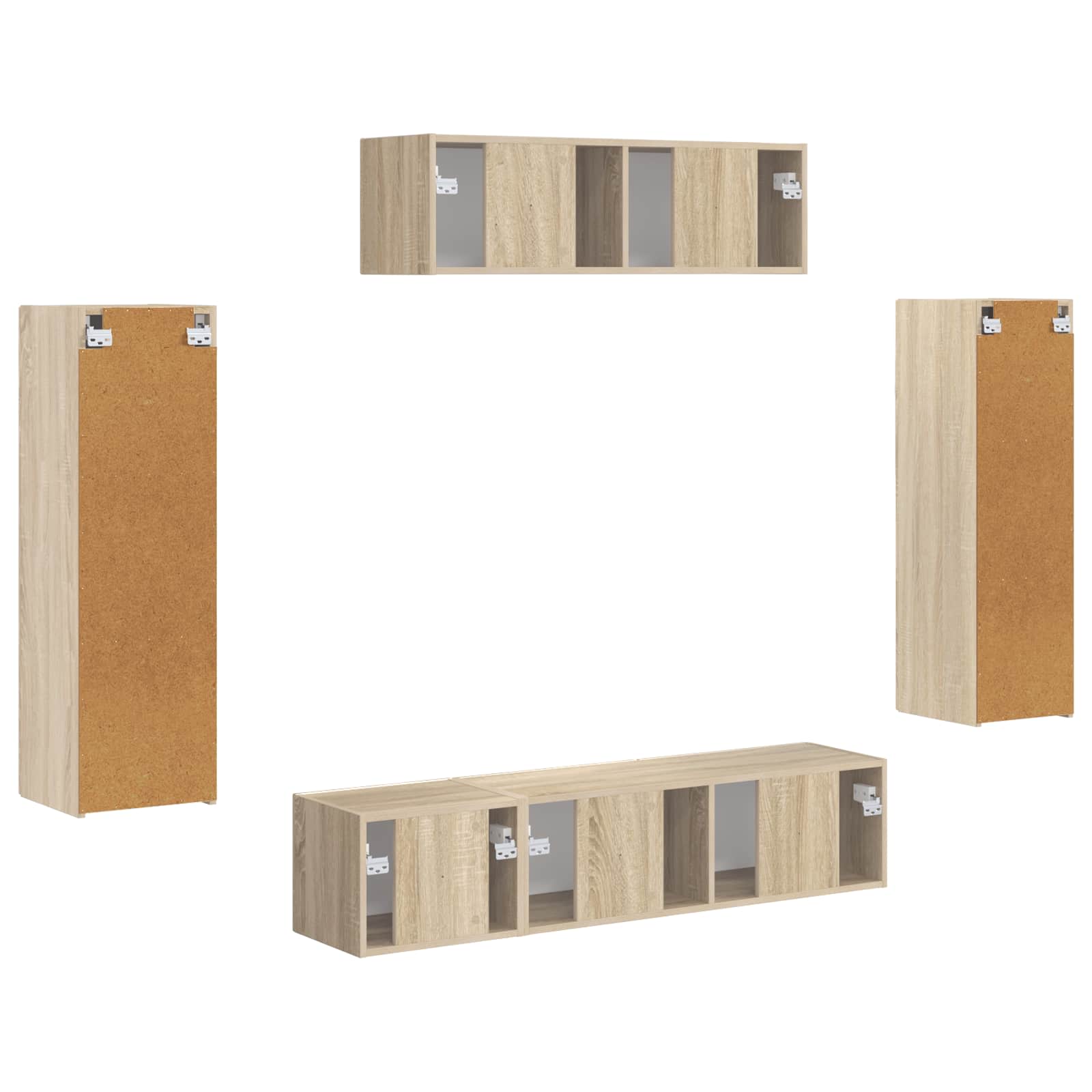 3 pcs Sonoma ąžuolas