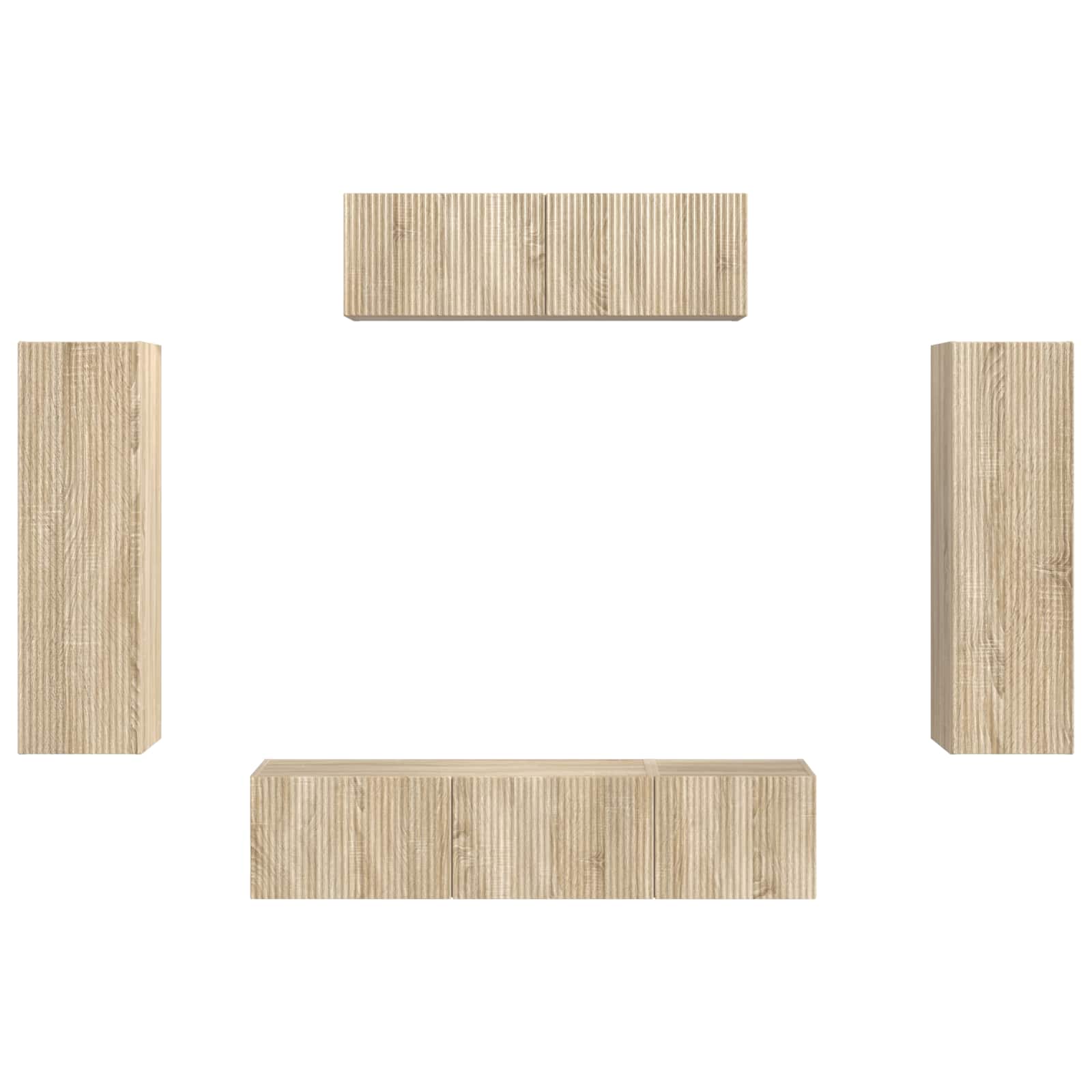 3 pcs Sonoma ąžuolas