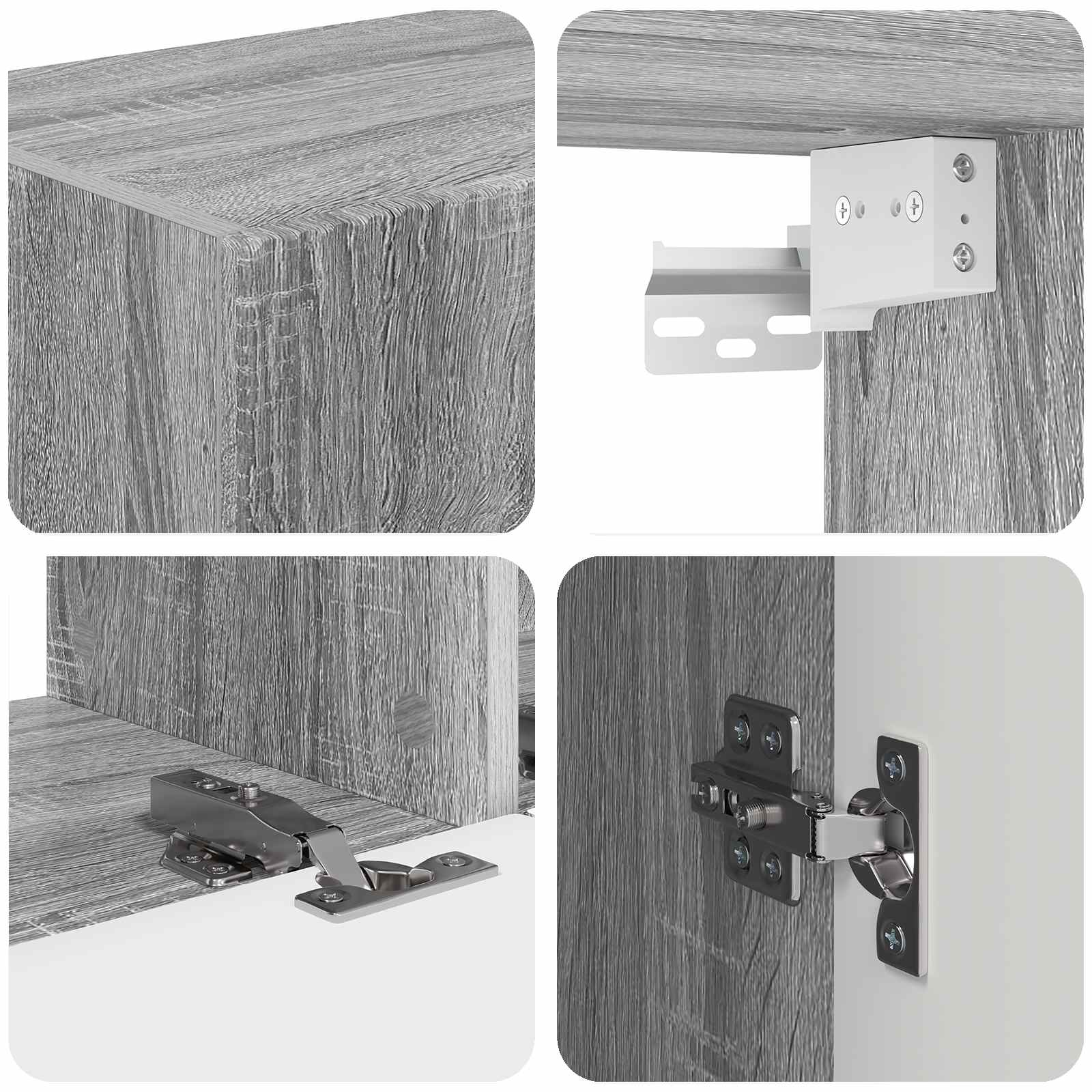 3 pcs Pilkas Sonoma