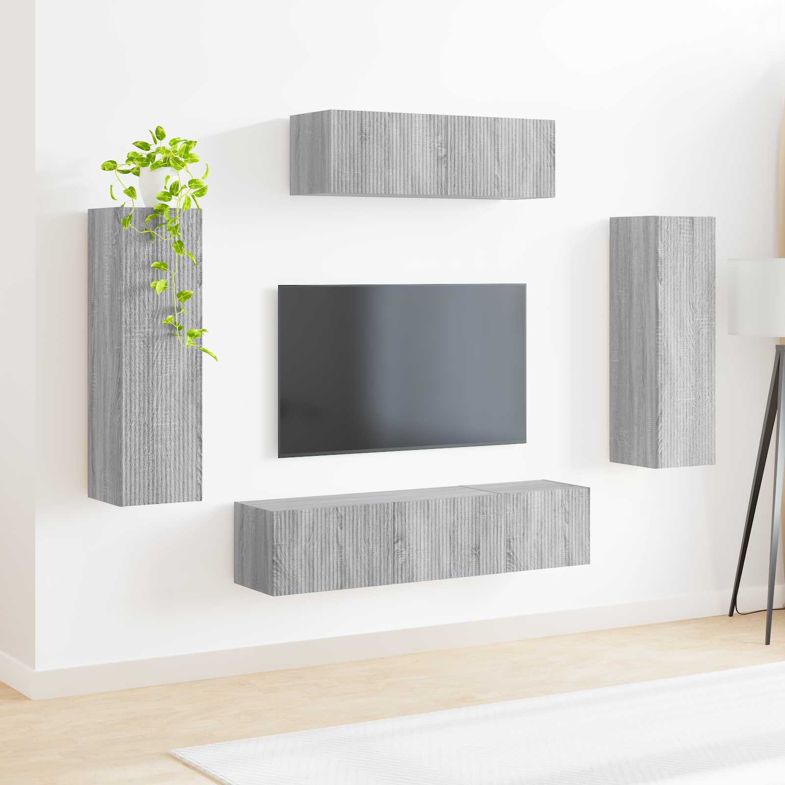 3 pcs Pilkas Sonoma
