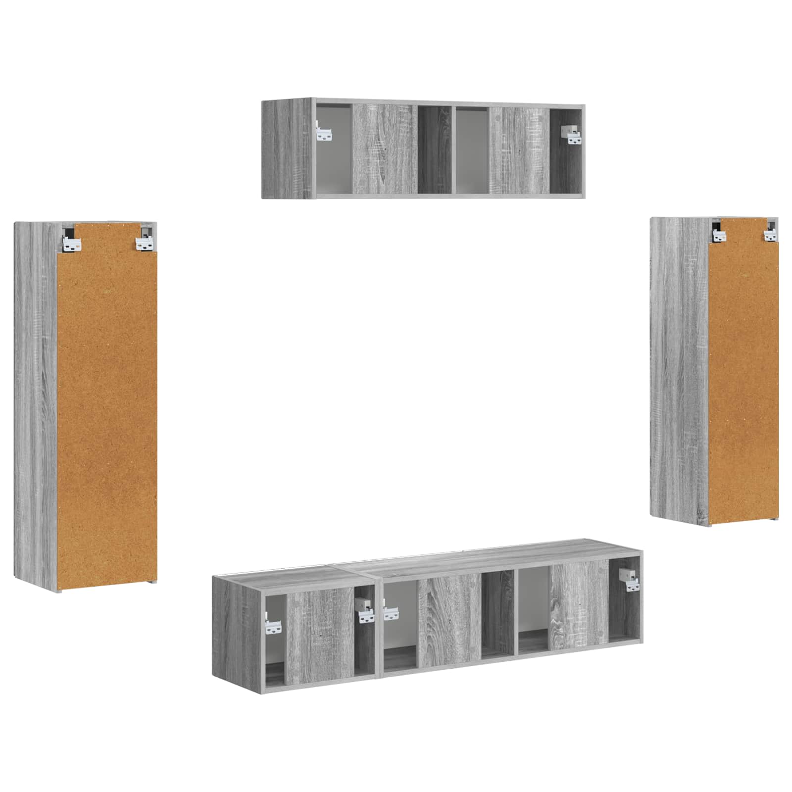 3 pcs Pilkas Sonoma