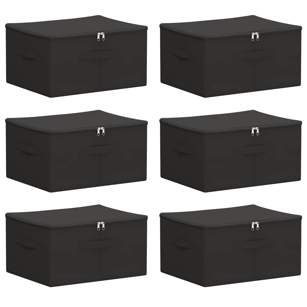 Saugojimo dėžė 6 pcs Antracito 43 x 34 x 23 cm