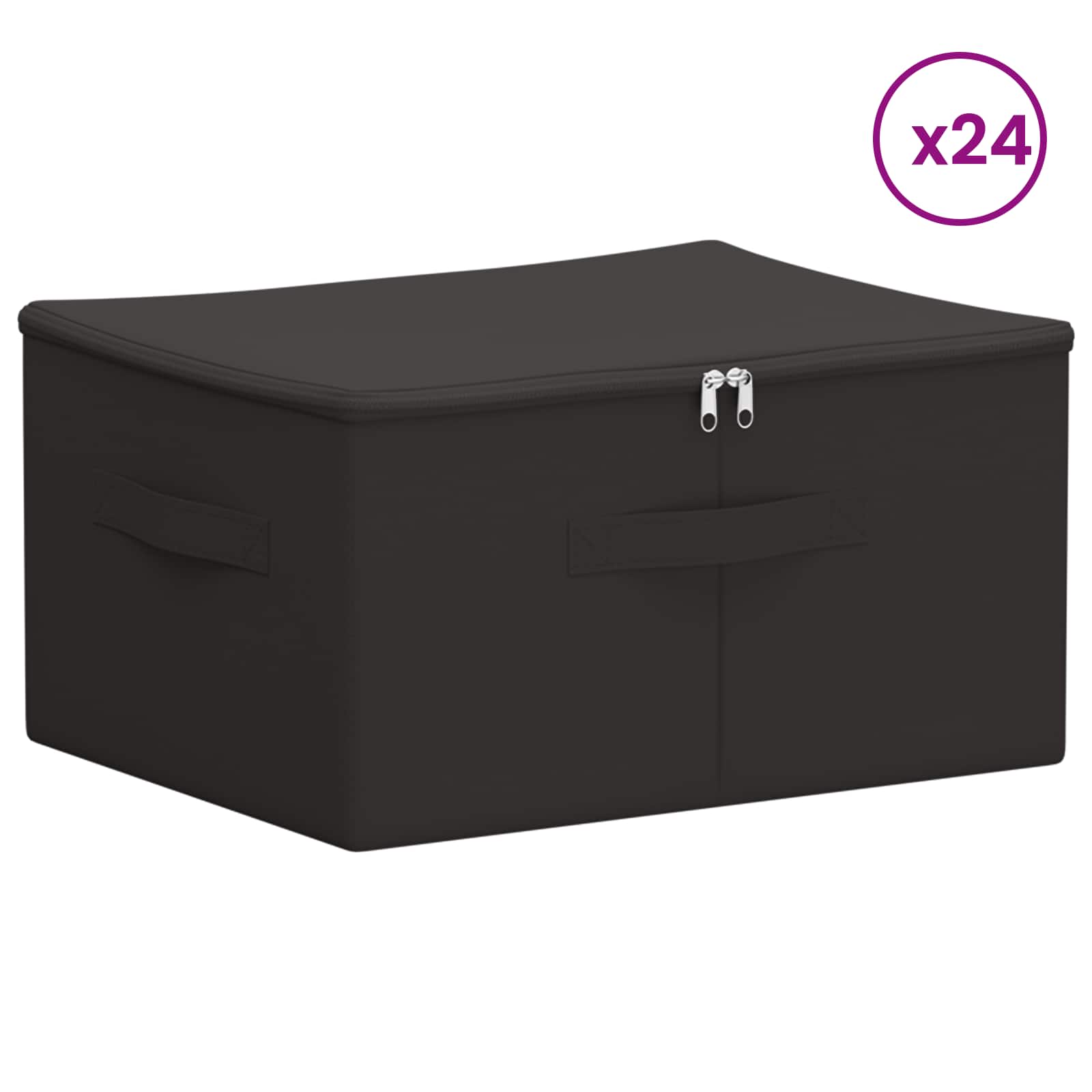 Saugojimo dėžė 24 pcs Antracito 50 x 30 x 25 cm