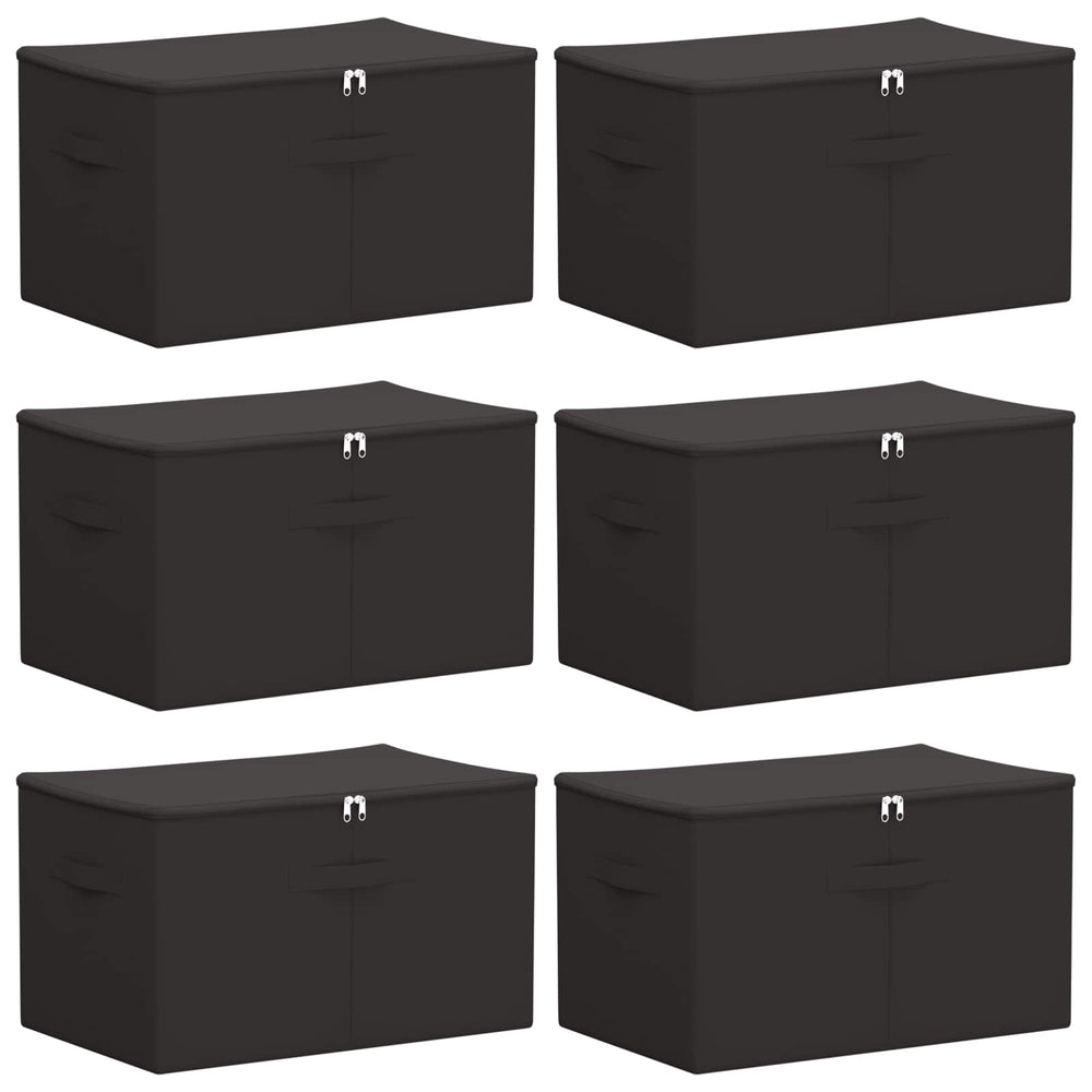 Saugojimo dėžė 6 pcs Antracito 55 x 35 x 32 cm