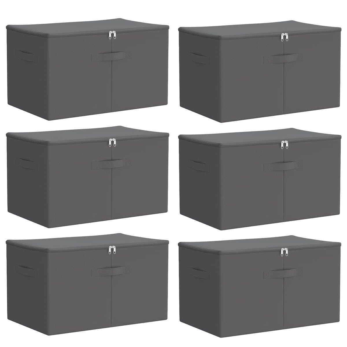 Saugojimo dėžė 6 pcs Antracito 60 x 43 x 35 cm