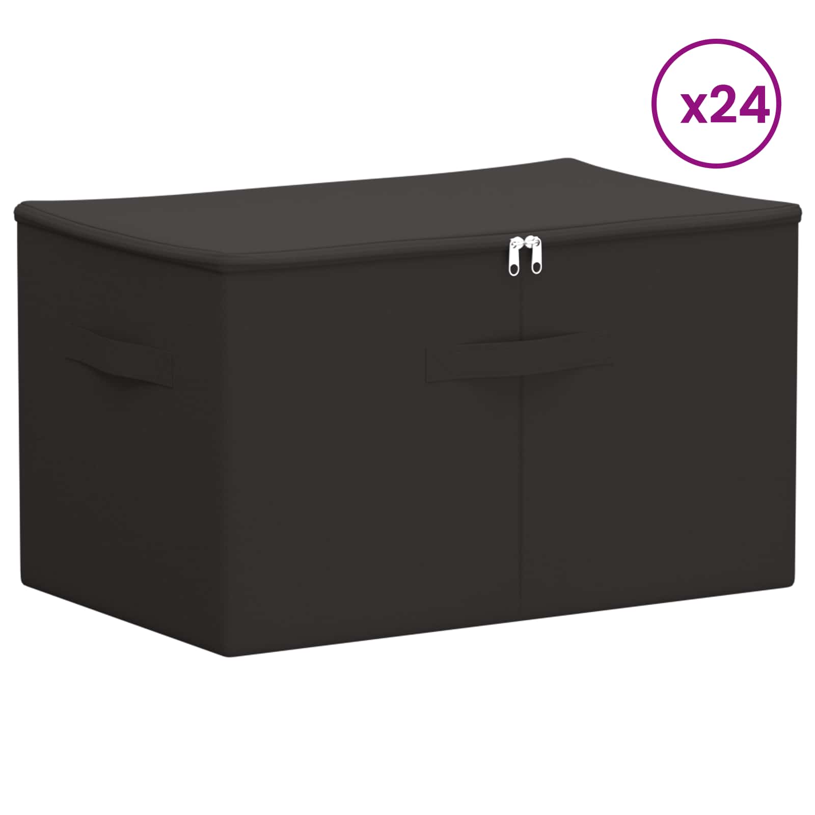 Saugojimo dėžė 24 pcs Antracito 60 x 43 x 35 cm
