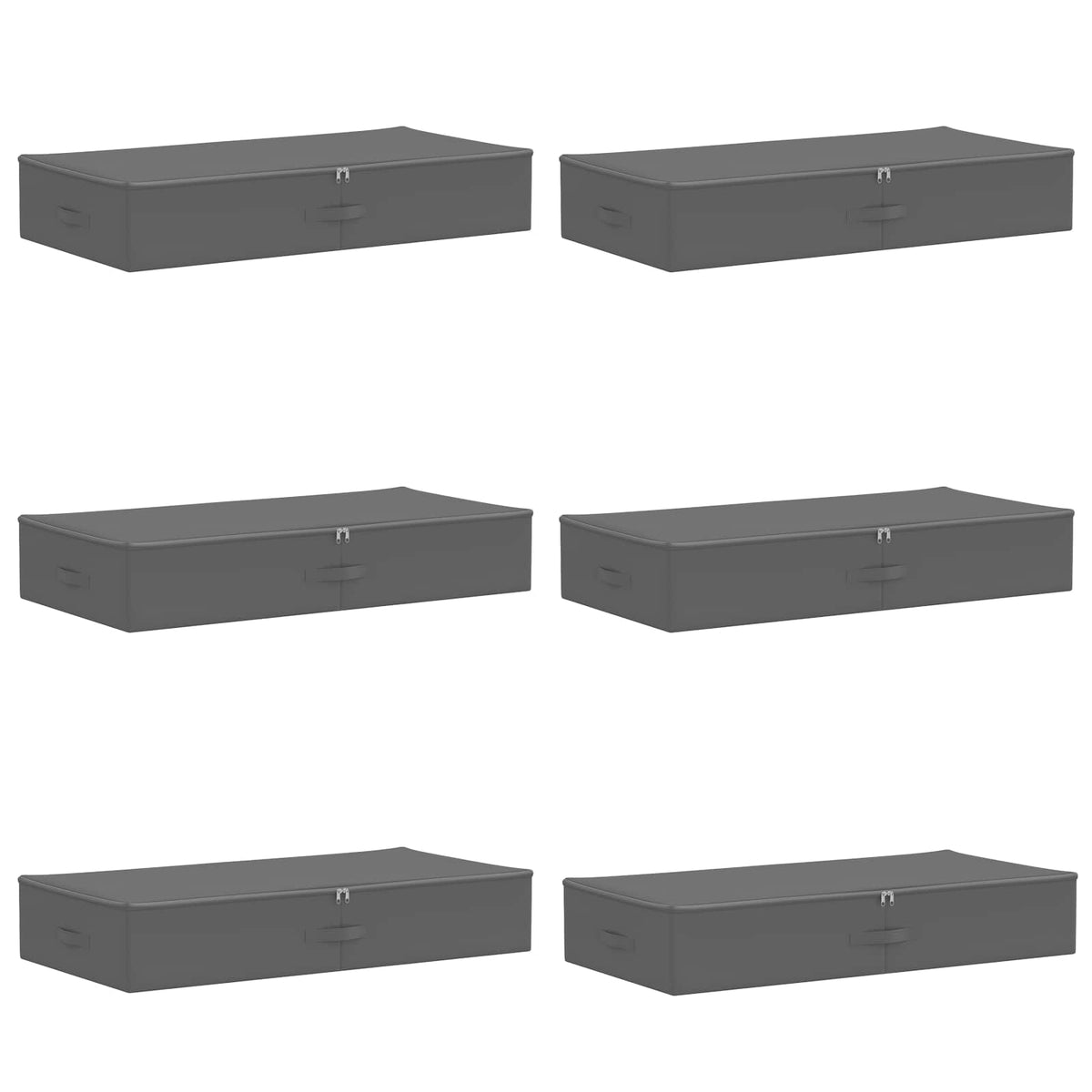 Saugojimo dėžė 6 pcs Antracito 90 x 48 x 15 cm