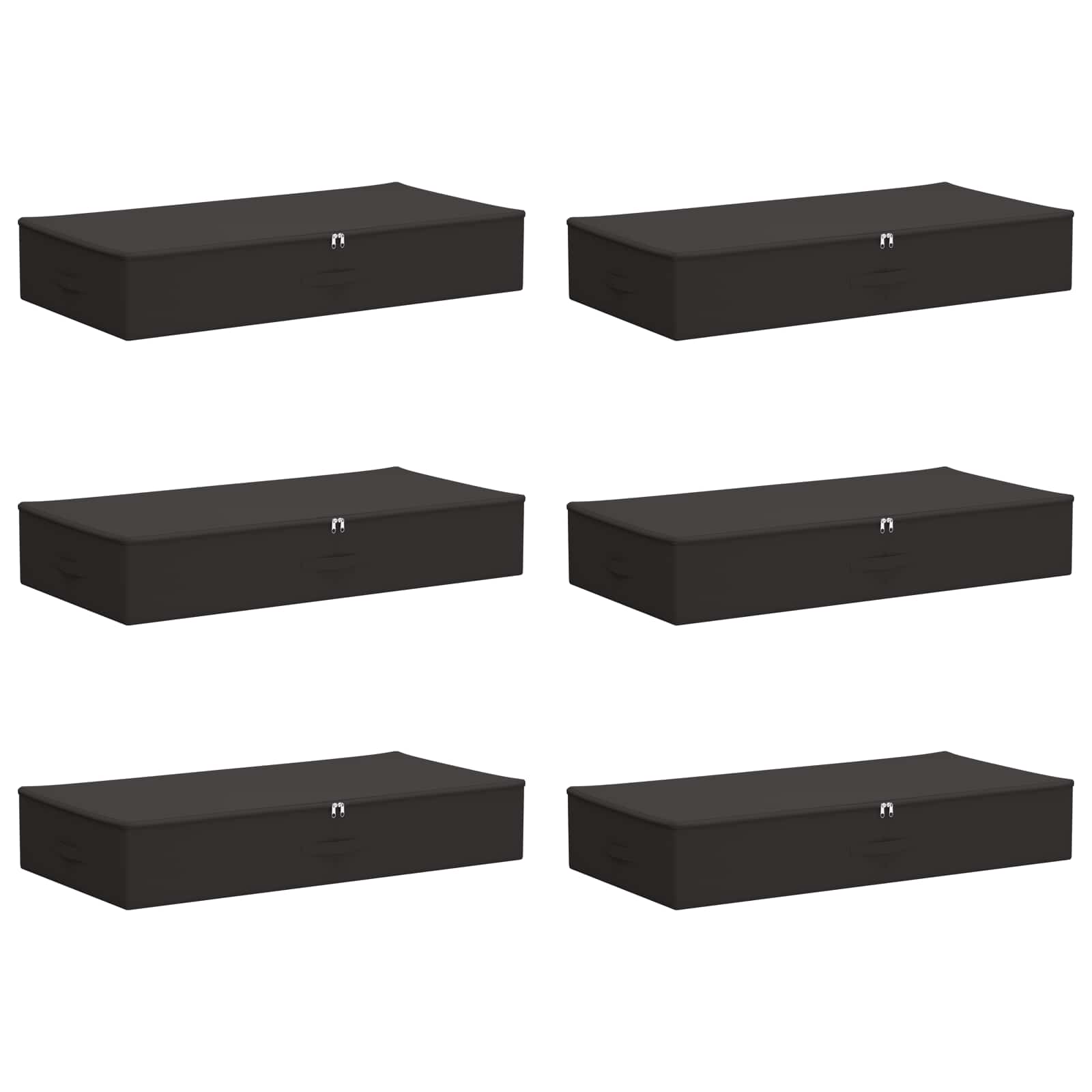 Saugojimo dėžė 6 pcs Antracito 90 x 48 x 15 cm