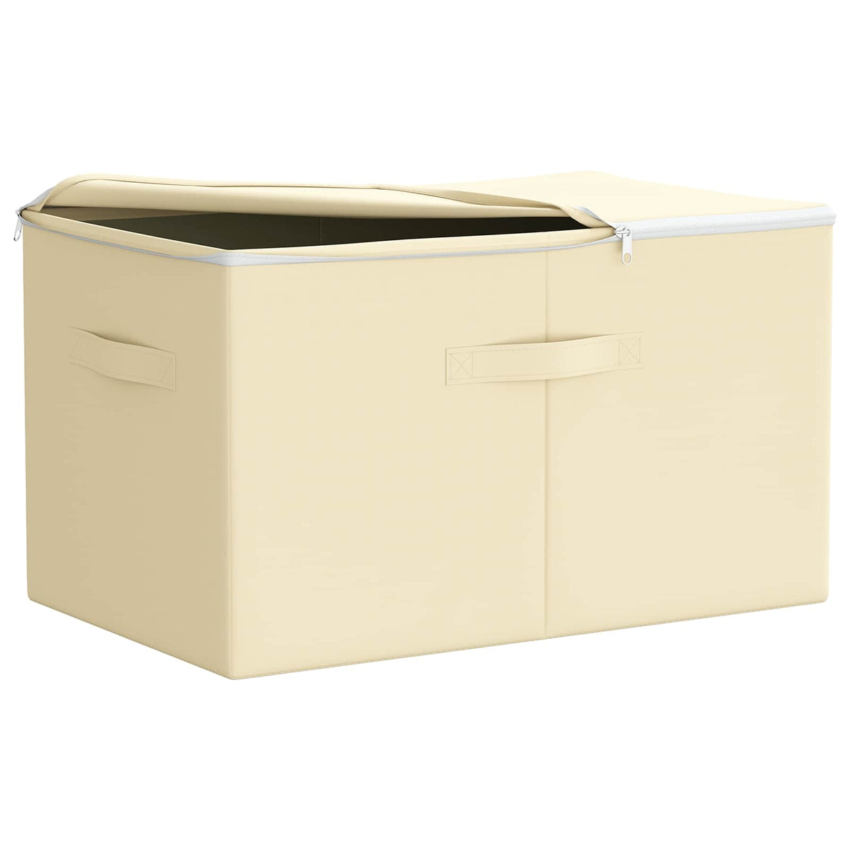 Saugojimo dėžė 6 pcs Kreminė 60 x 43 x 35 cm Neaustinis audinys
