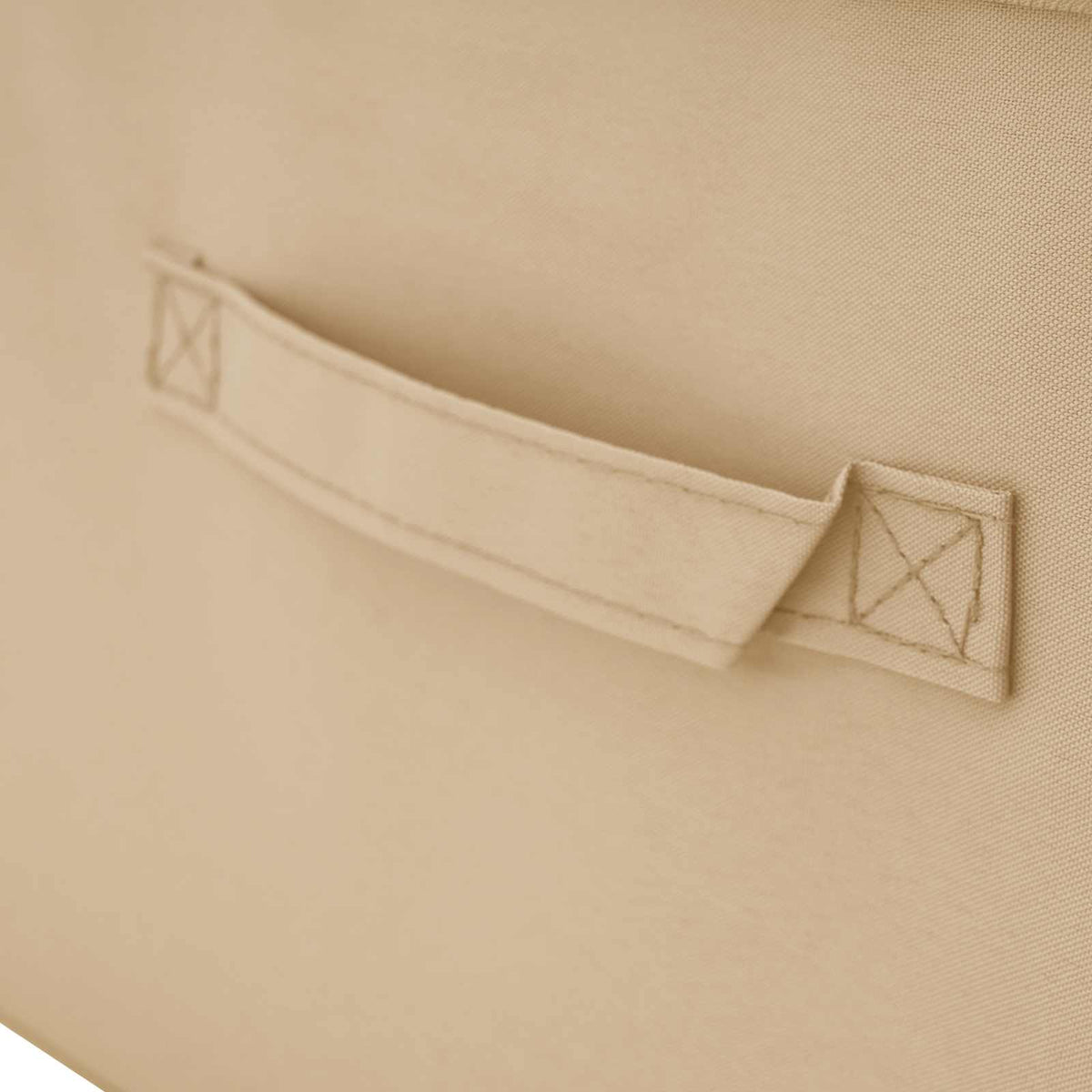 Saugojimo dėžė 6 pcs Kreminė 90 x 48 x 15 cm Neaustinis audinys