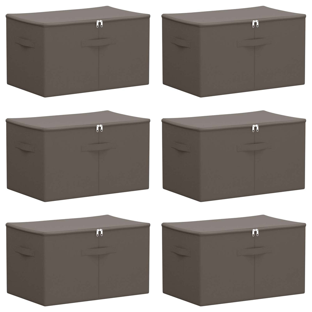 Saugojimo dėžė 6 pcs Antracito 55 x 35 x 32 cm
