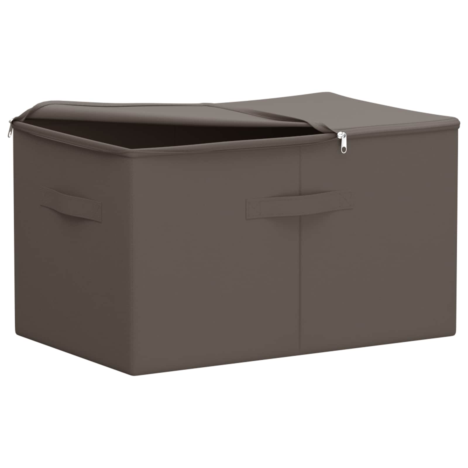 Saugojimo dėžė 24 pcs Pilka 55 x 35 x 32 cm Neaustinis audinys