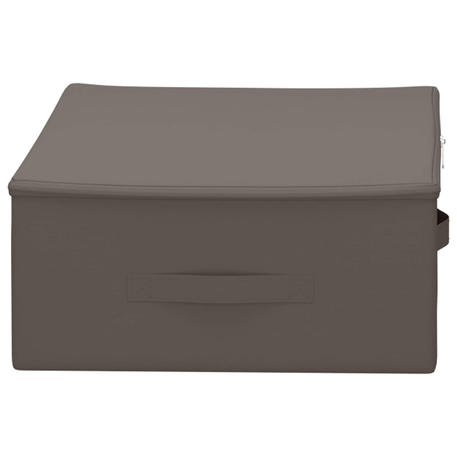Saugojimo dėžė 24 pcs Pilka 70 x 40 x 18 cm Neaustinis audinys