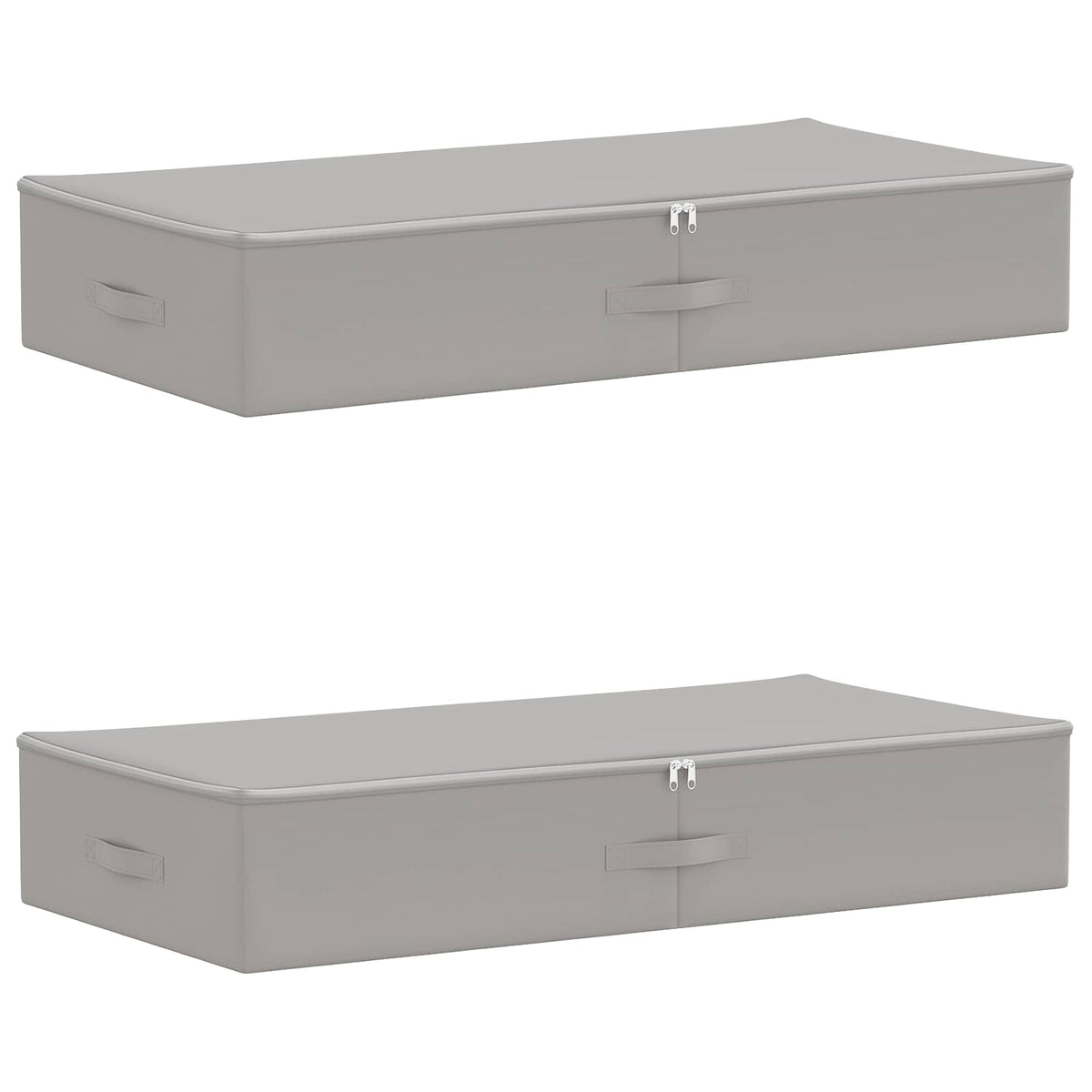 Saugojimo dėžė 2 pcs Pilka 100 x 50 x 18 cm Neaustinis audinys
