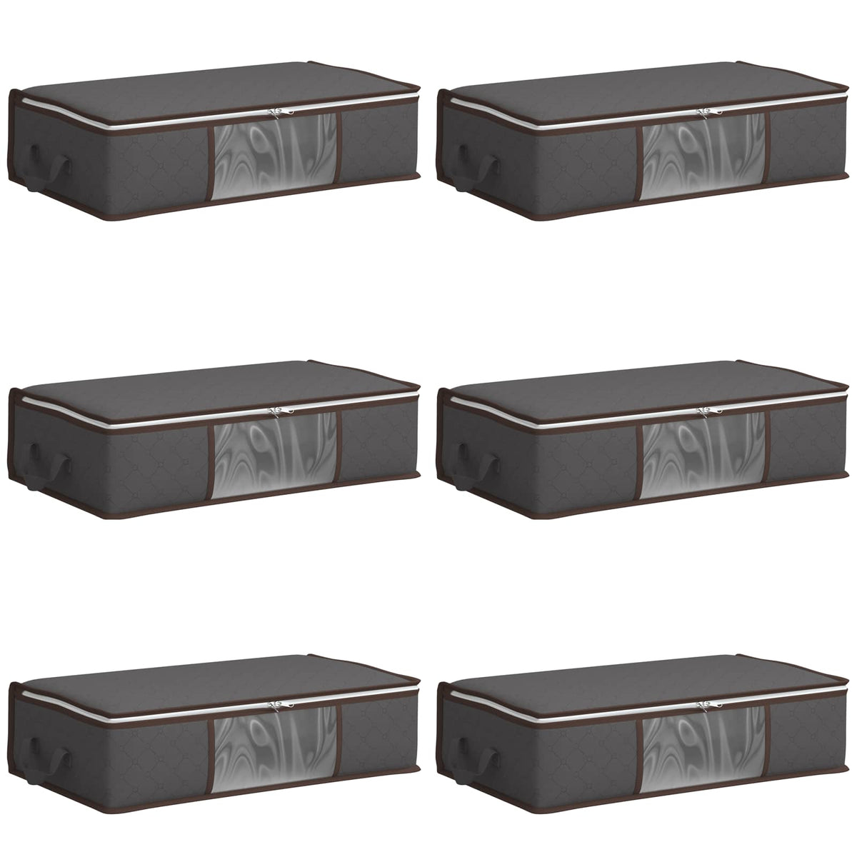 Saugojimo dėžė su skaidriu šoniniu langu 6 pcs Antracito