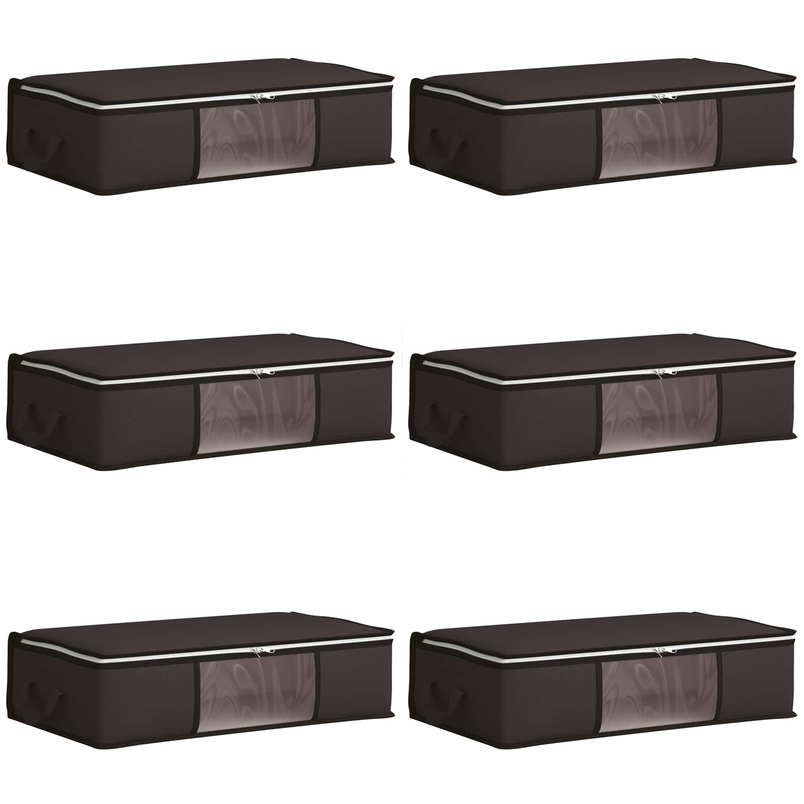 Saugojimo dėžė su skaidriu šoniniu langu 6 pcs Antracito