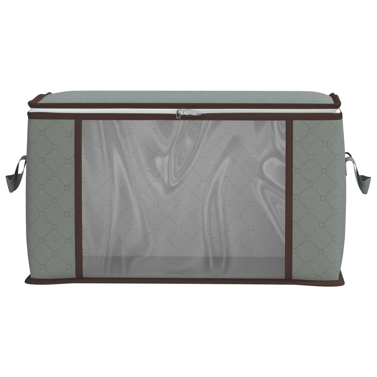 Saugojimo dėžė su skaidriu šoniniu langu 6 pcs Pilka